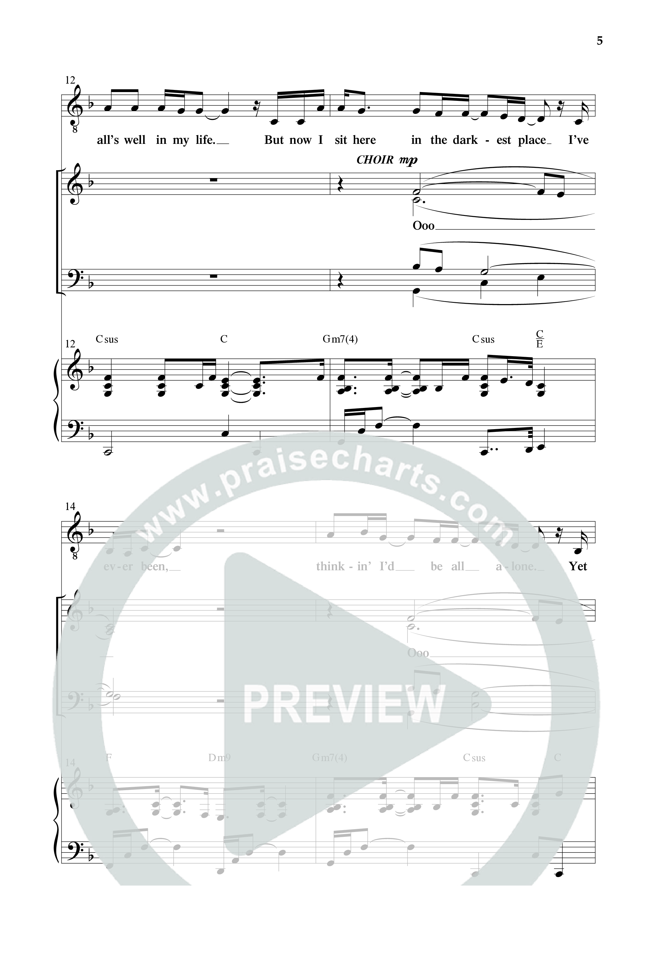 A Place Called Grace (with My Savior's Love) (Choral Anthem SATB) Anthem (SATB/Piano) (Arr. David Wise / Orch. Phillip Keveren)