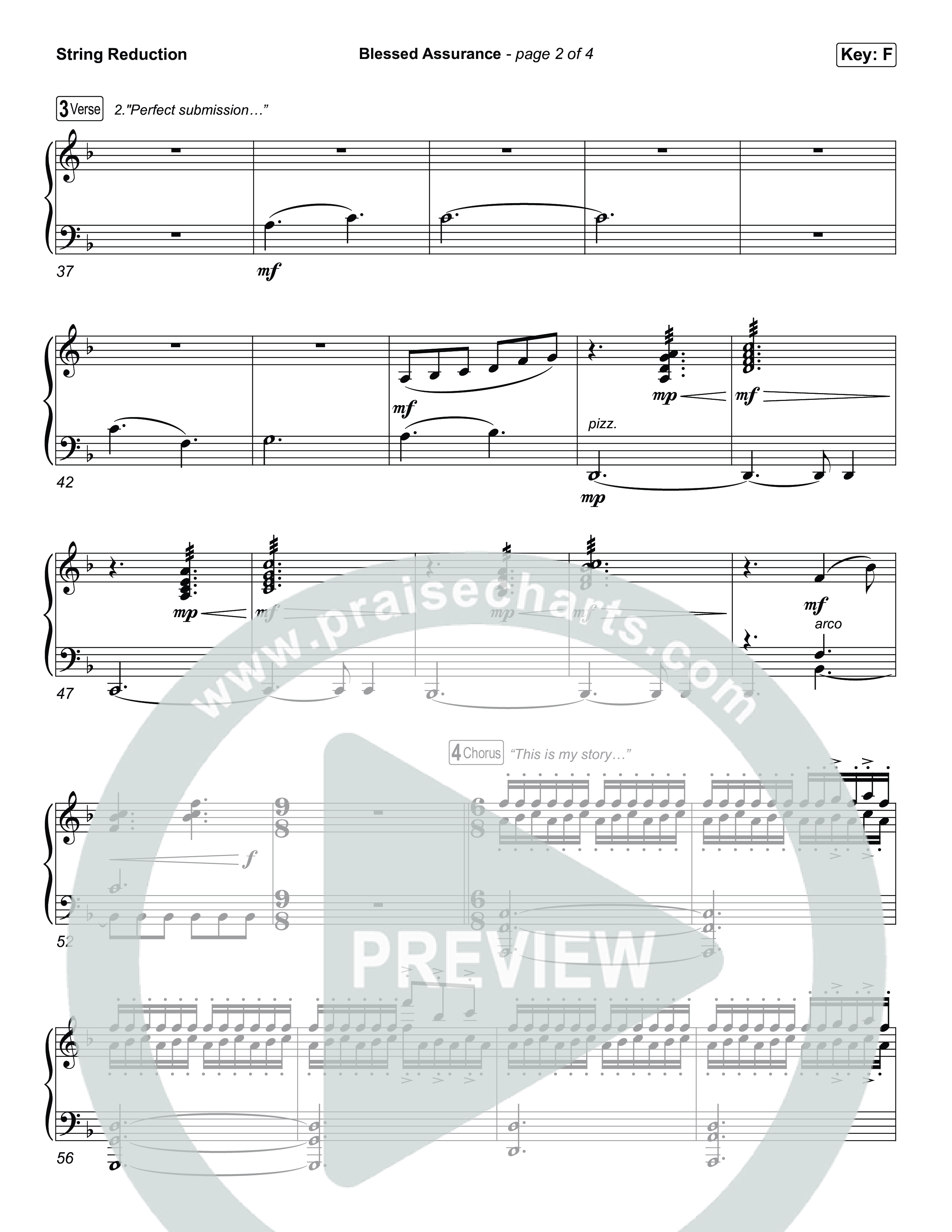 Blessed Assurance (I Will Praise You) String Reduction (Tommee Profitt)