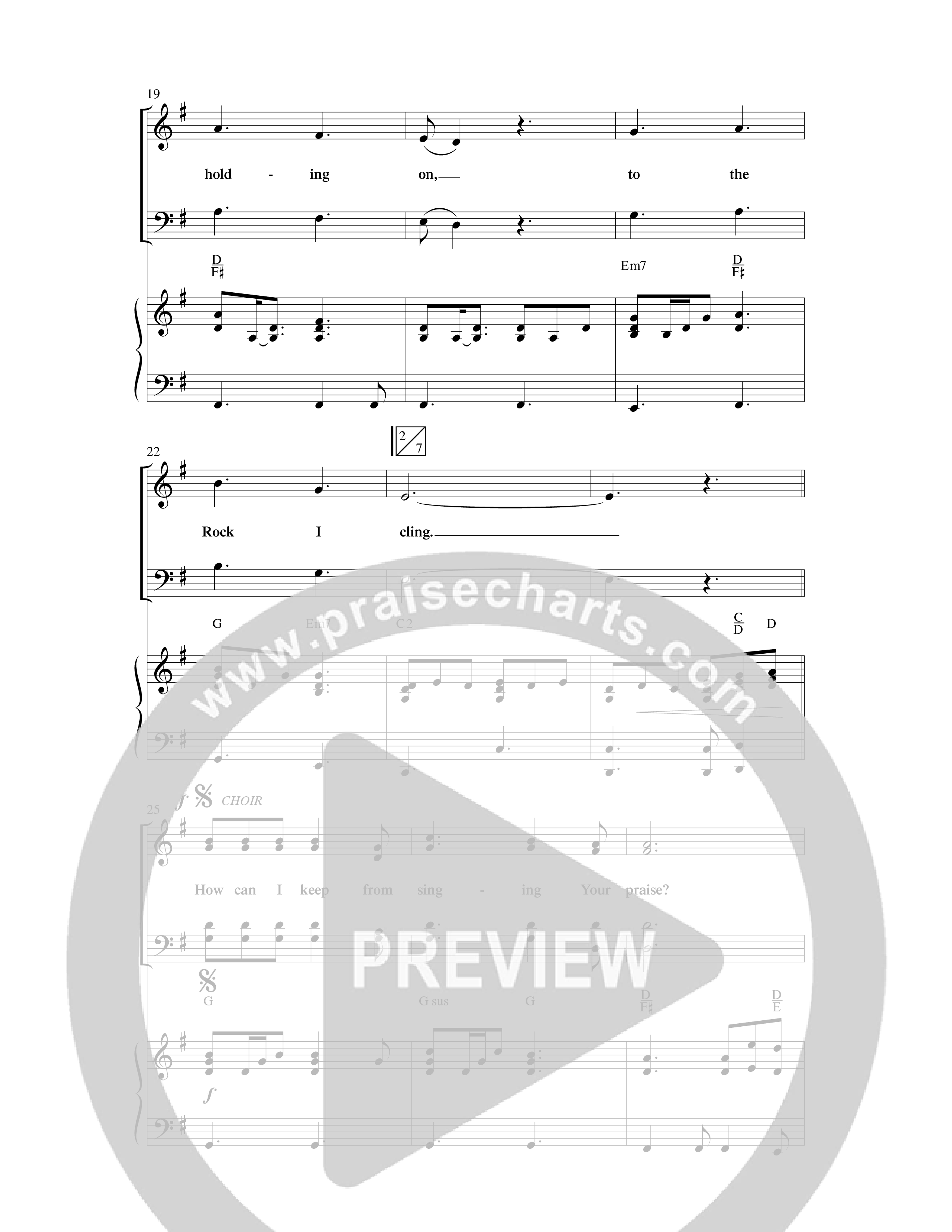 How Can I Keep From Singing (Choral Anthem SATB) Anthem (SATB/Piano) (Word Music Choral / Arr. Richard Kingsmore)