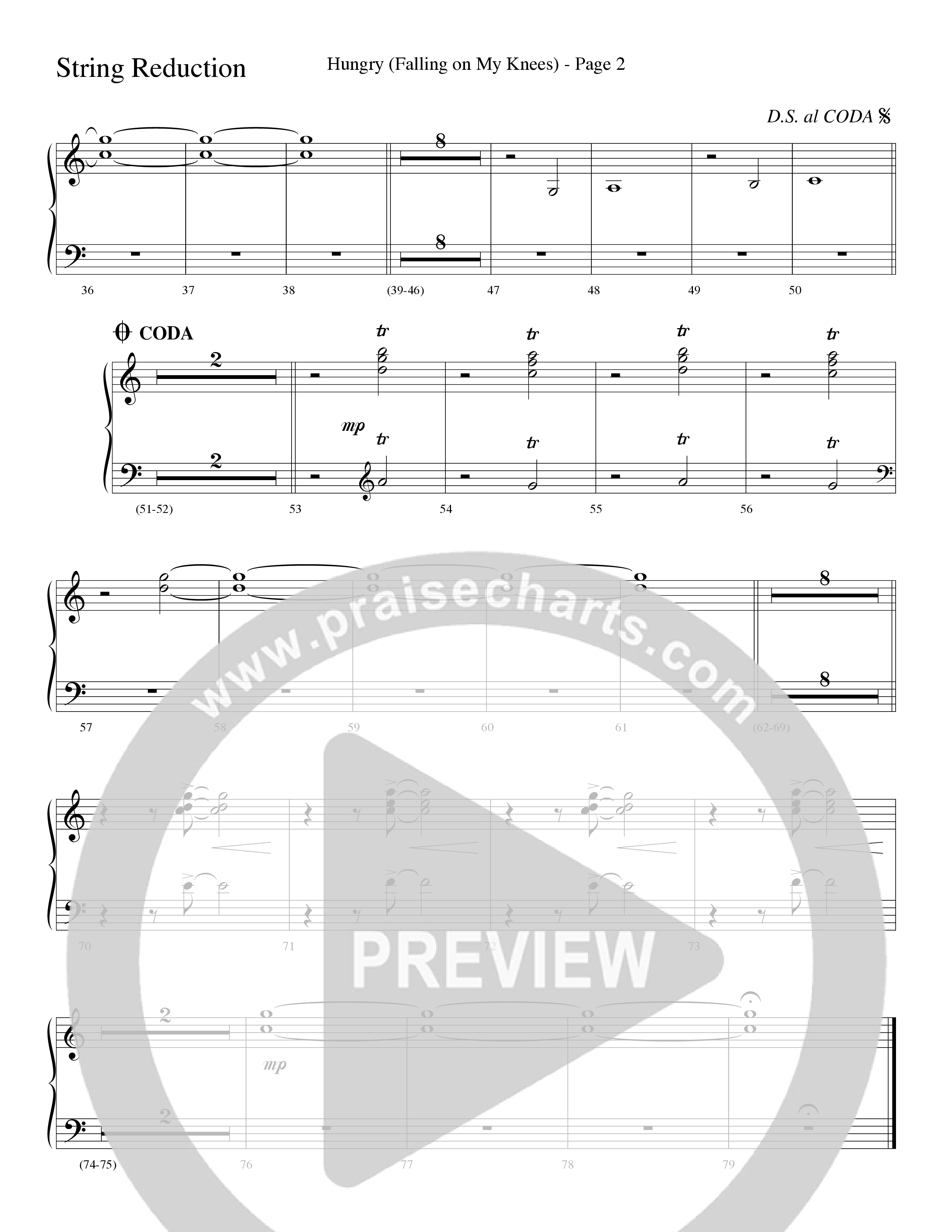 Hungry (Falling on My Knees) (Choral Anthem SATB) String Reduction (Word Music Choral / Arr. Dave Williamson)