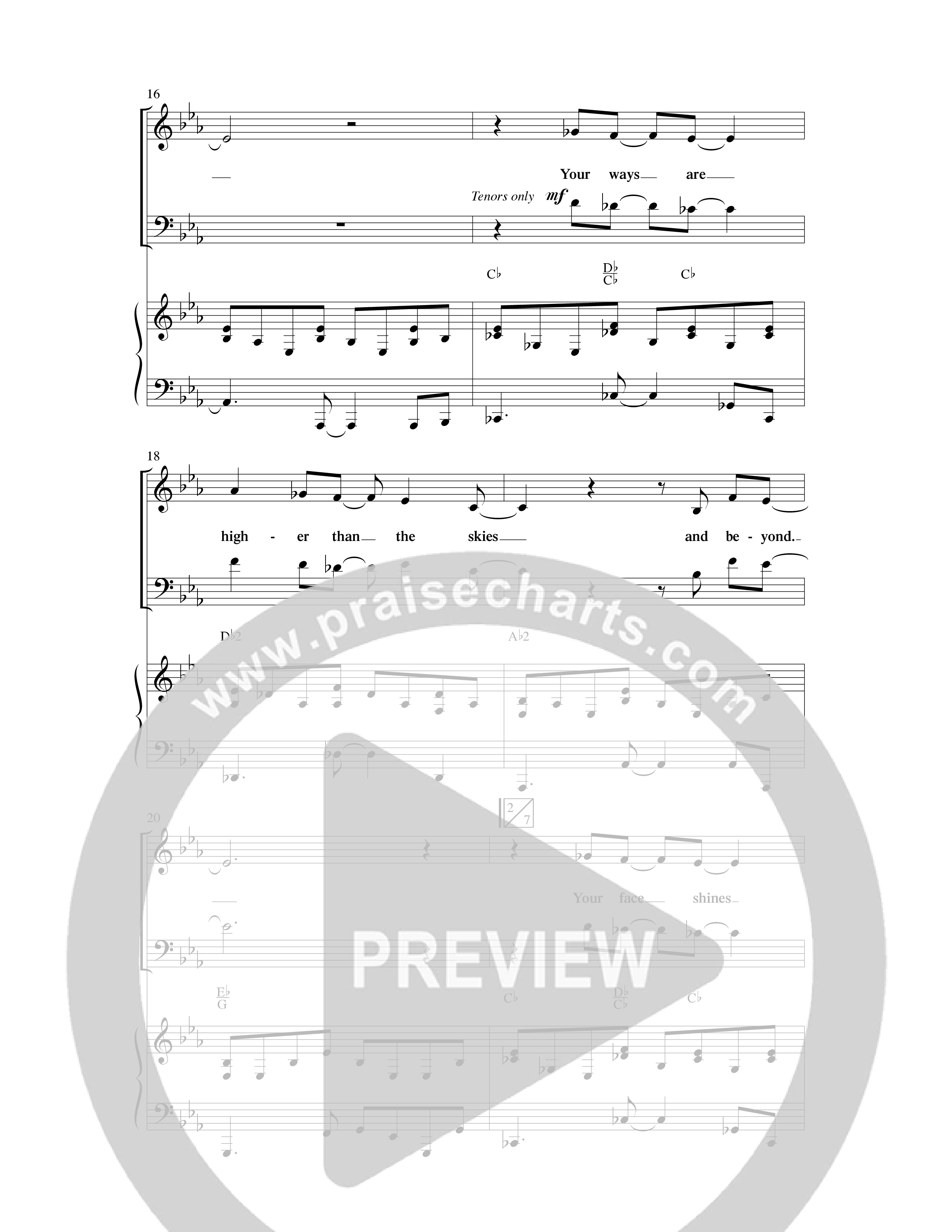 More Than I Imagine (Choral Anthem SATB) Anthem (SATB/Piano) (Word Music Choral / Arr. David Clydesdale)