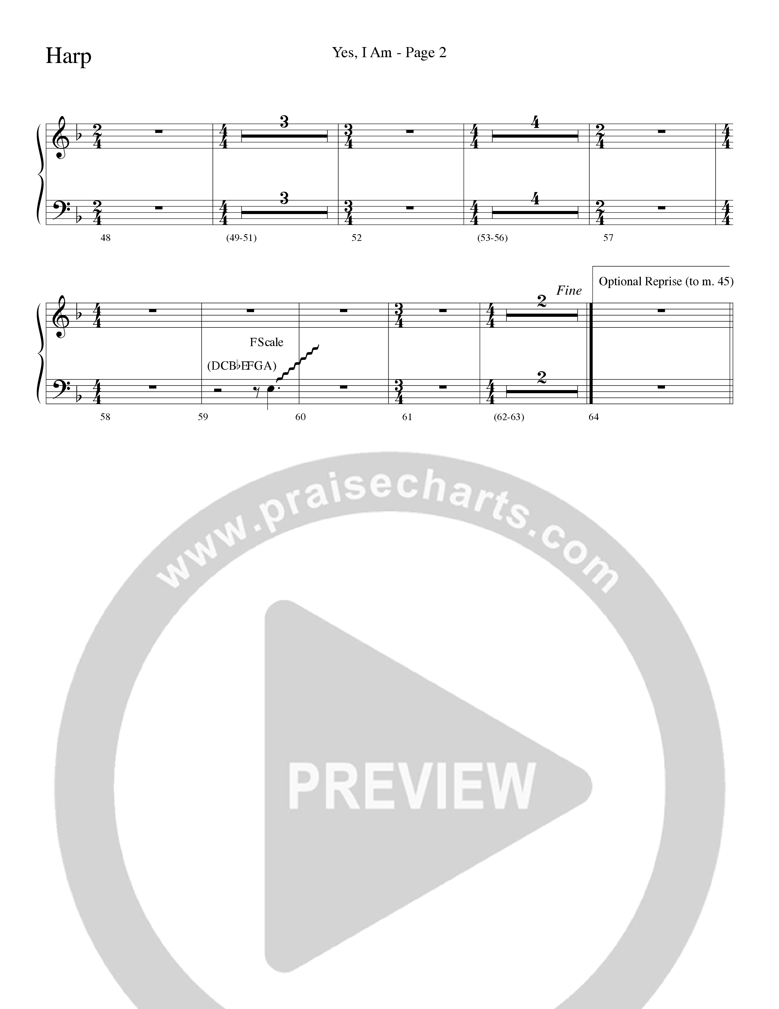 Yes I Am (with Some Sweet Day and Some Day) (Choral Anthem SATB) Harp (Word Music Choral / Arr. Mike Speck / Arr. Lari Goss / Arr. Danny Zaloudik / Orch. Lari Goss)