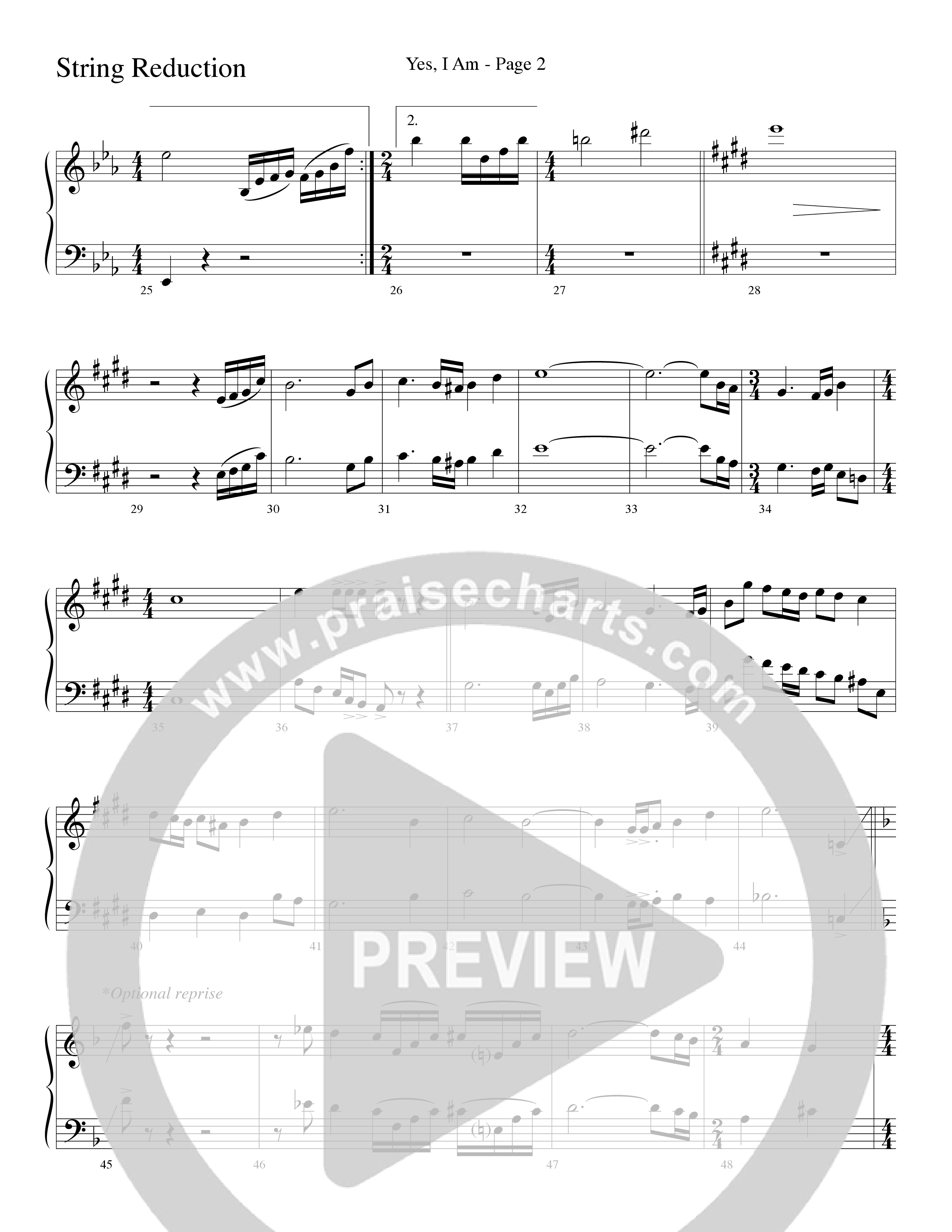 Yes I Am (with Some Sweet Day and Some Day) (Choral Anthem SATB) String Reduction (Word Music Choral / Arr. Mike Speck / Arr. Lari Goss / Arr. Danny Zaloudik / Orch. Lari Goss)