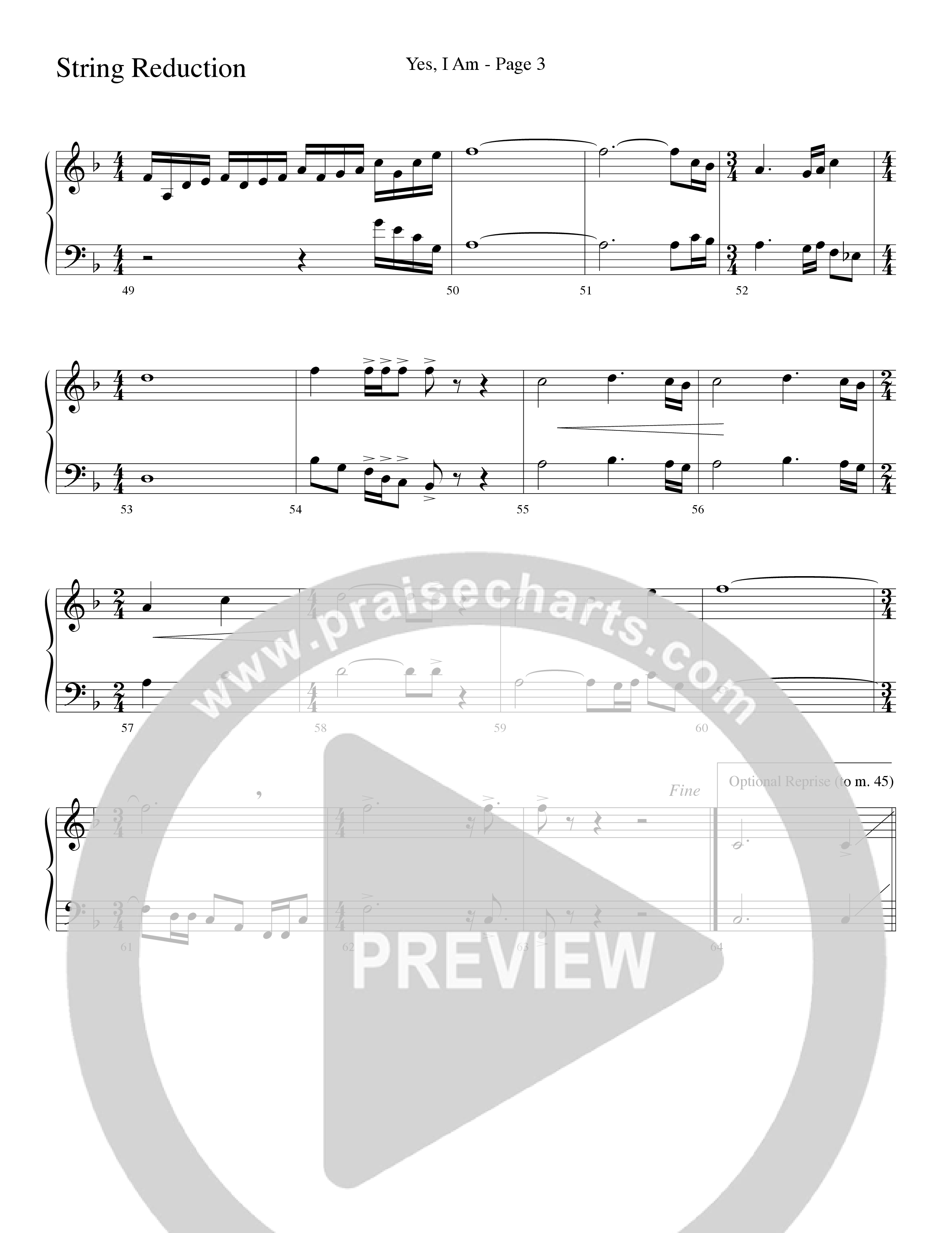 Yes I Am (with Some Sweet Day and Some Day) (Choral Anthem SATB) String Reduction (Word Music Choral / Arr. Mike Speck / Arr. Lari Goss / Arr. Danny Zaloudik / Orch. Lari Goss)