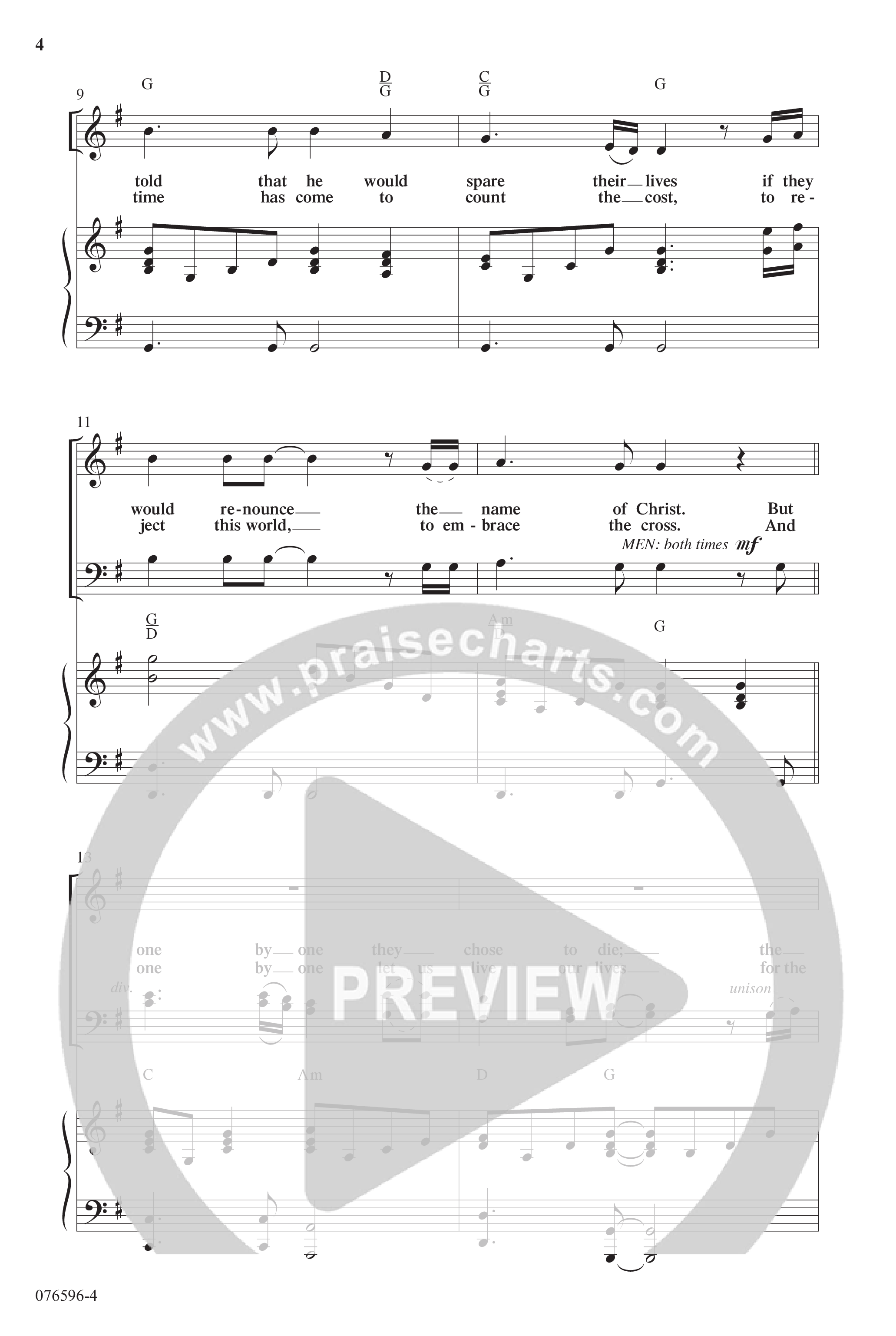 I Pledge Allegiance To The Lamb (Choral Anthem SATB) Anthem (SATB/Piano) (Word Music Choral / Arr. Camp Kirkland)