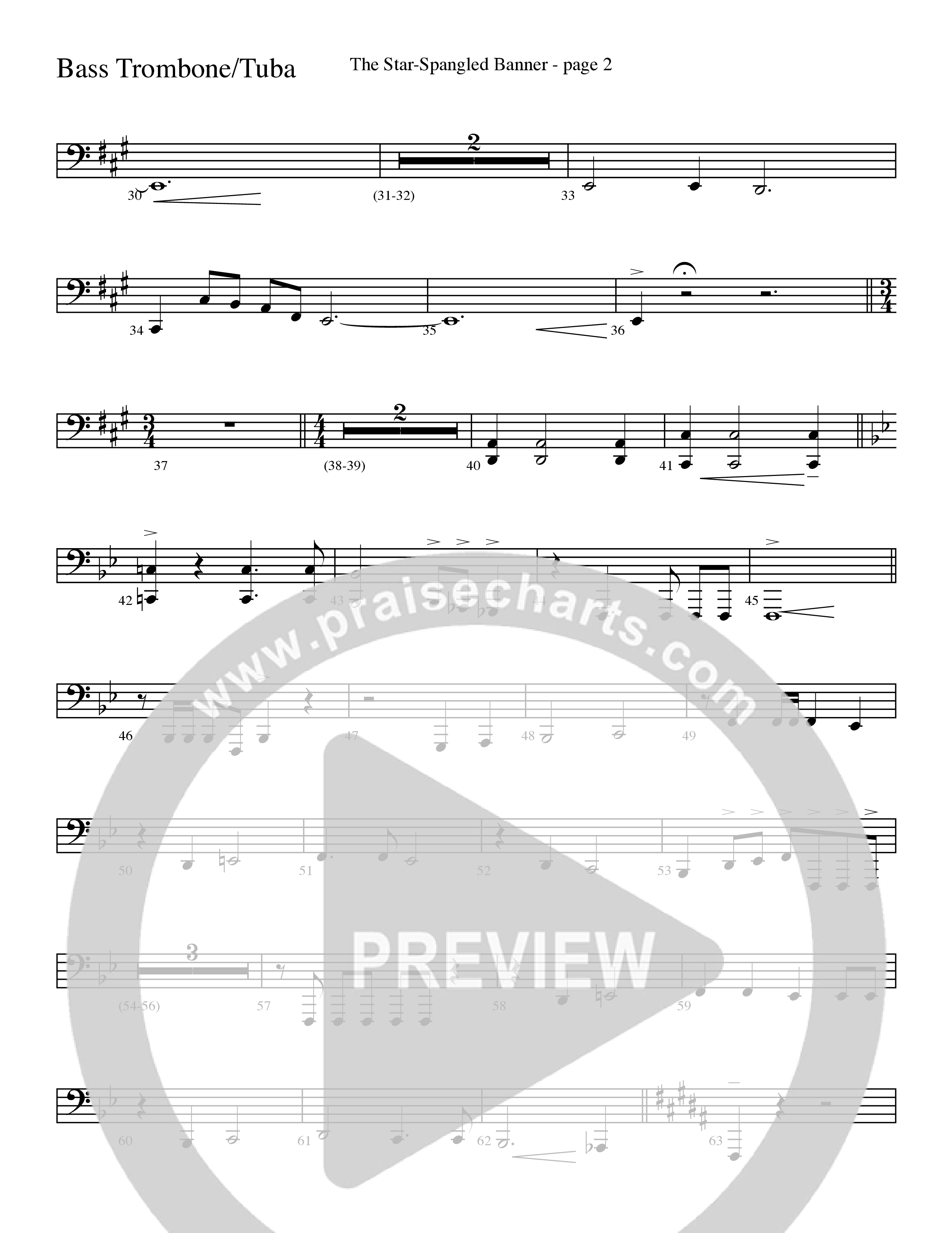 The Star-Spangled Banner (Choral Anthem SATB) Orchestration (Word Music Choral / Arr. David Clydesdale)