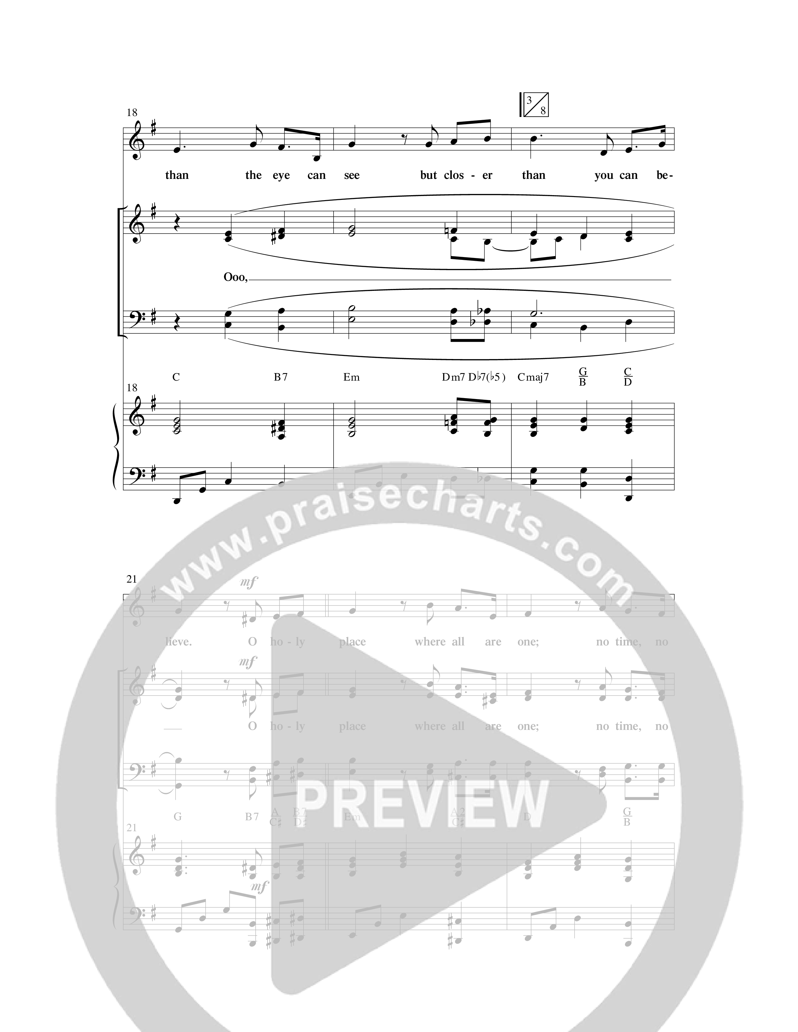 There Is a Place (Choral Anthem SATB) Anthem (SATB/Piano) (Word Music Choral / Arr. Dave Williamson)