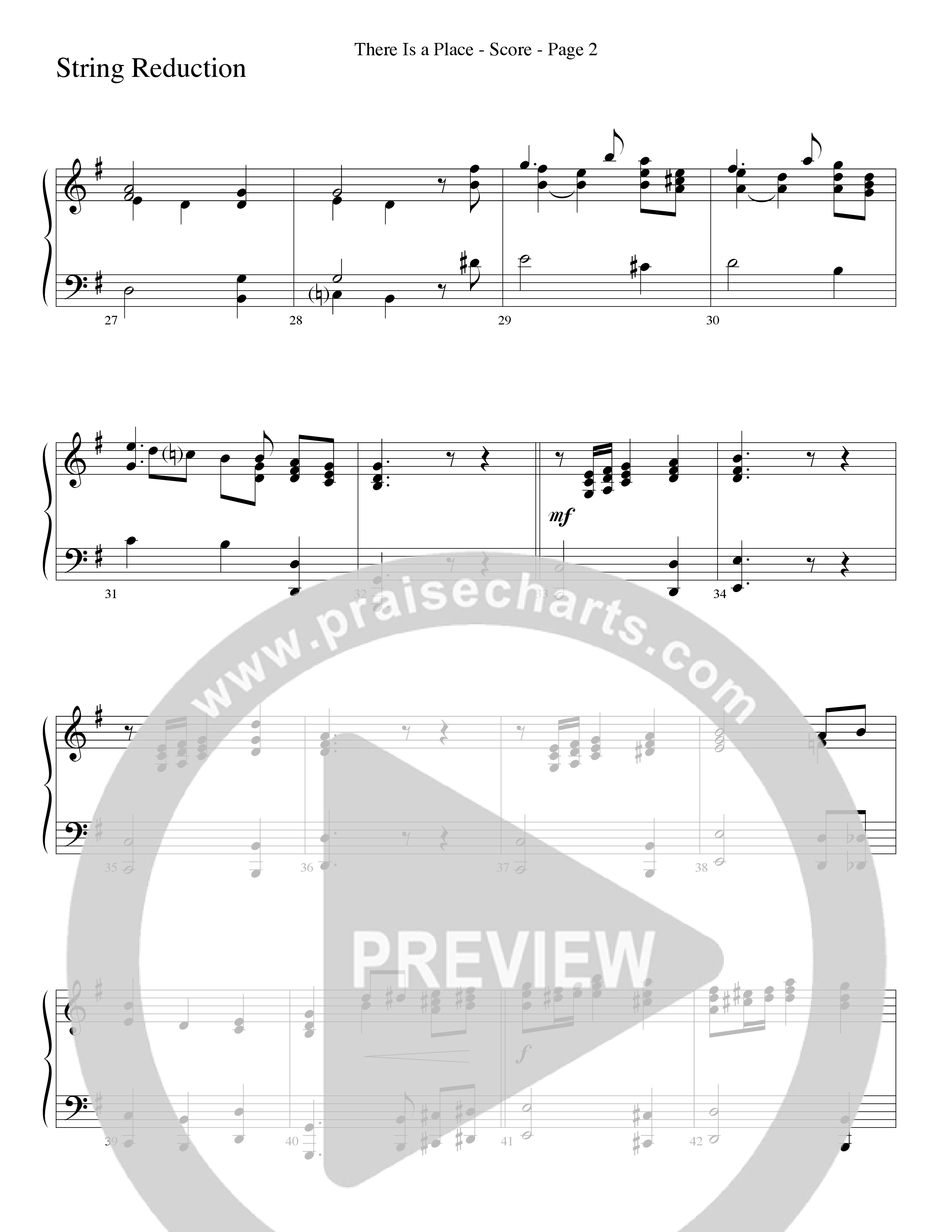 There Is a Place (Choral Anthem SATB) String Reduction (Word Music Choral / Arr. Dave Williamson)