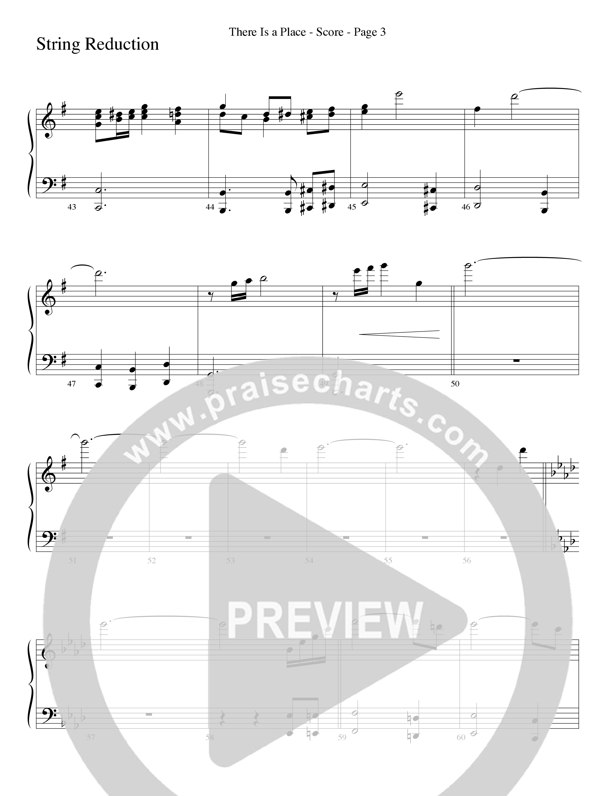 There Is a Place (Choral Anthem SATB) String Reduction (Word Music Choral / Arr. Dave Williamson)