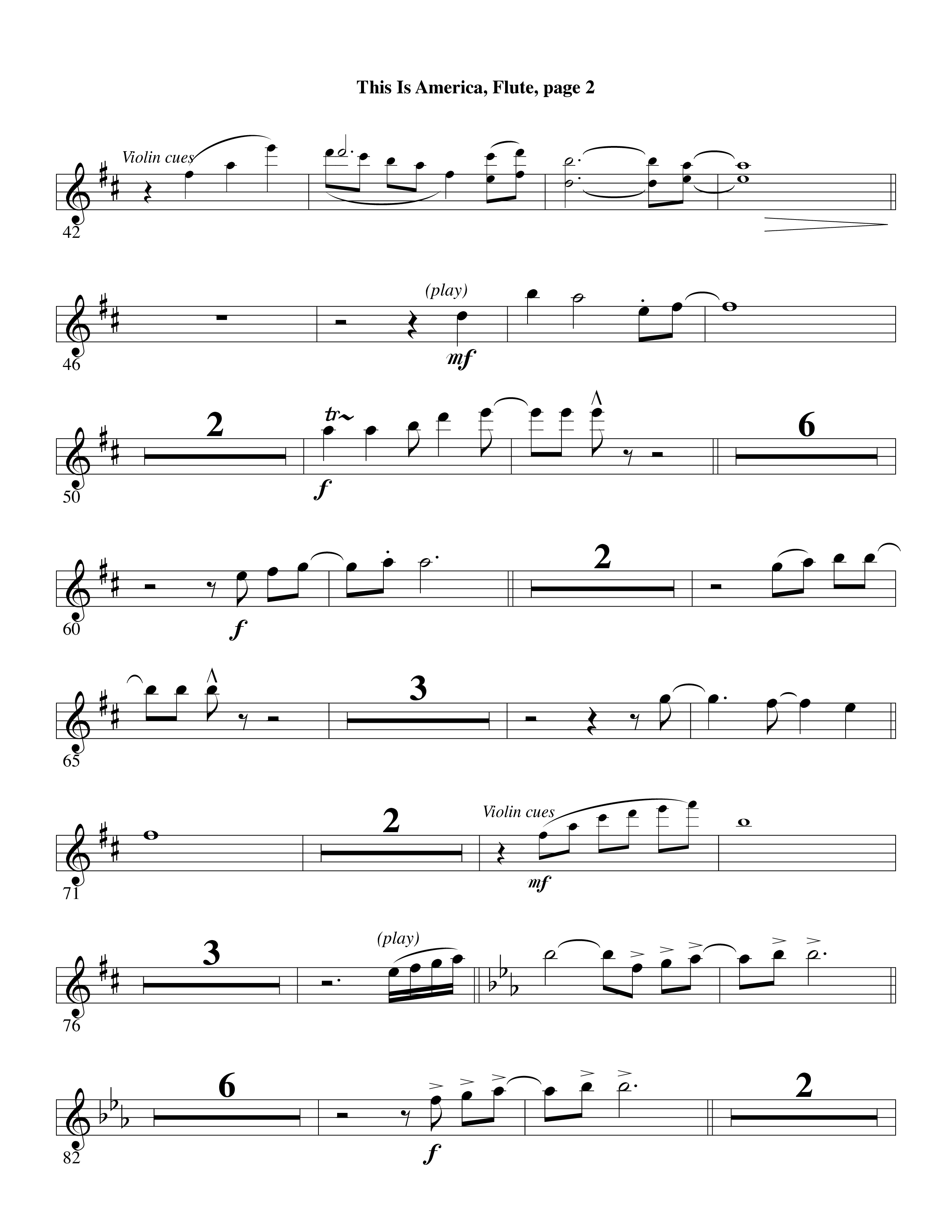 This Is America Flute (Word Music / Arr. Russell Mauldin)