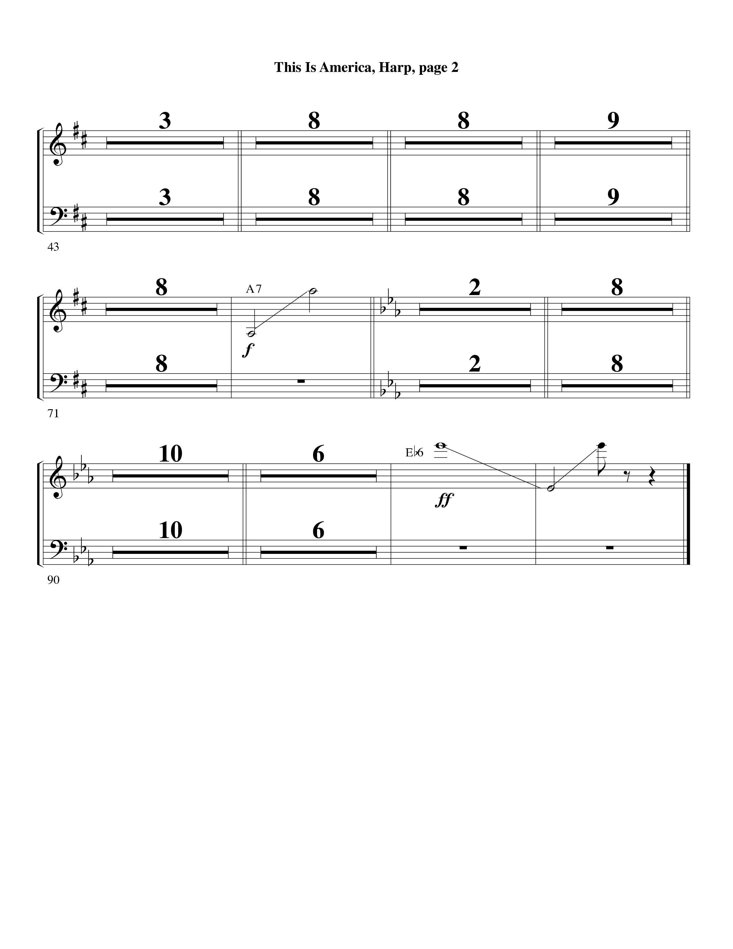 This Is America Harp (Word Music / Arr. Russell Mauldin)