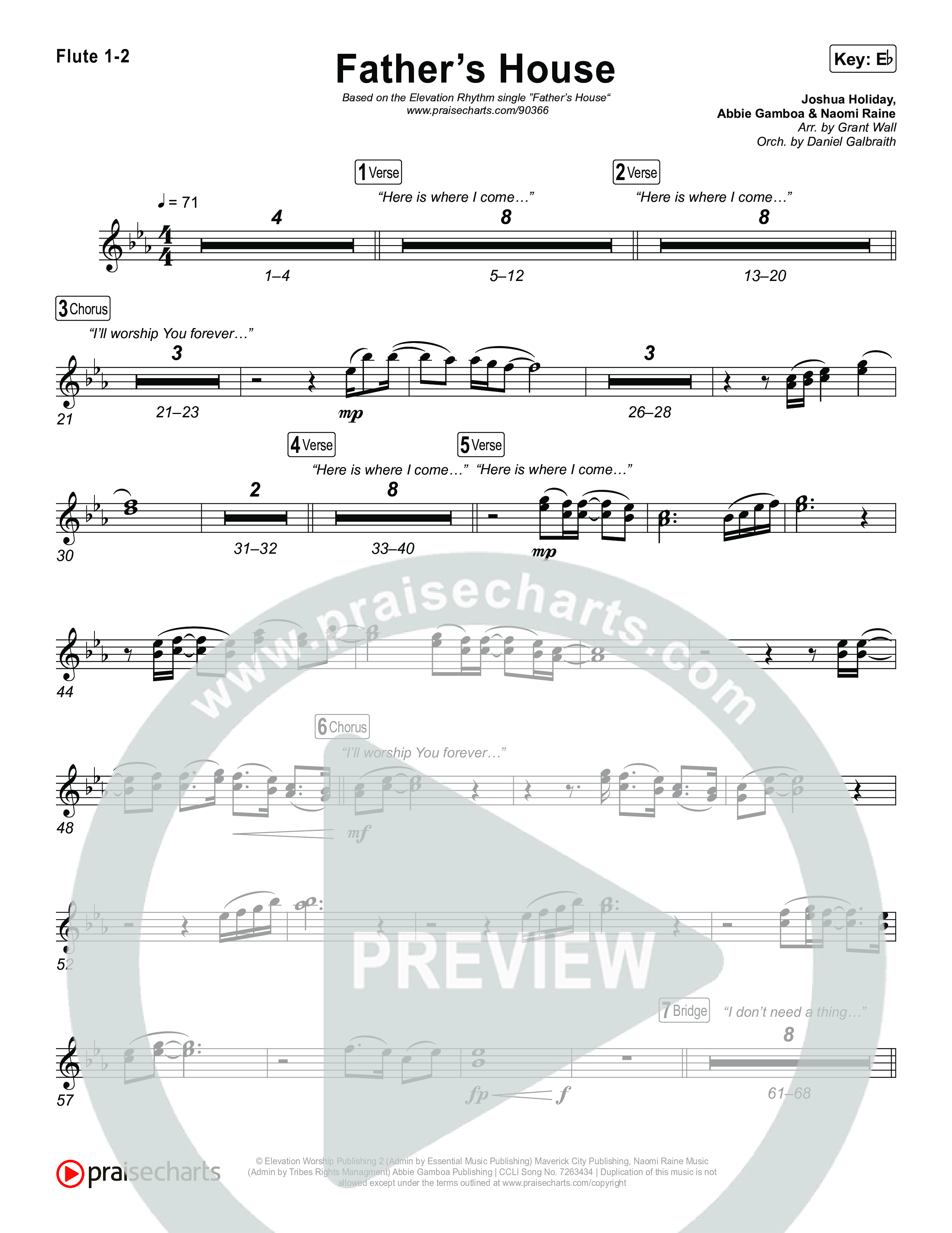 FATHER'S HOUSE Wind Pack (ELEVATION RHYTHM)