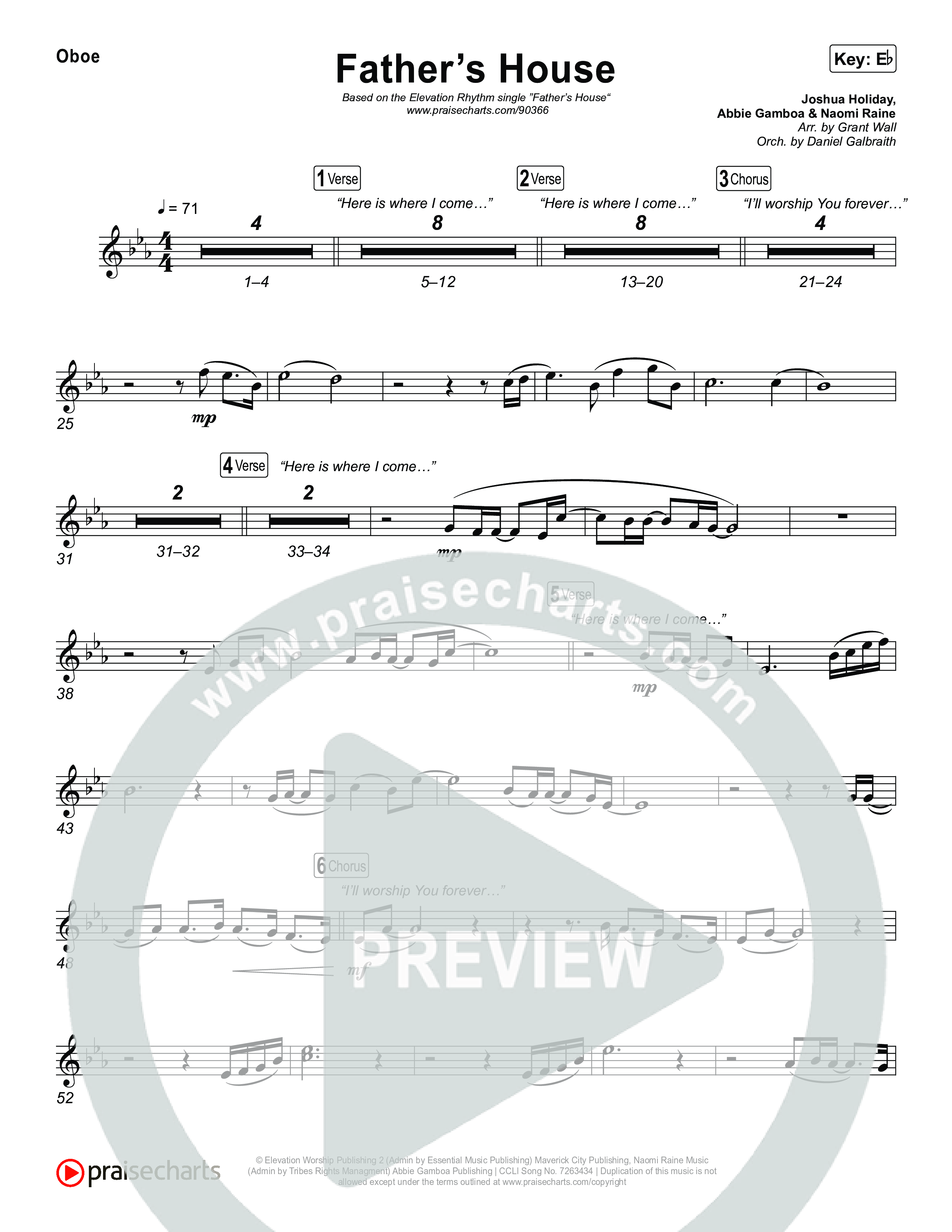 FATHER'S HOUSE Wind Pack (ELEVATION RHYTHM)