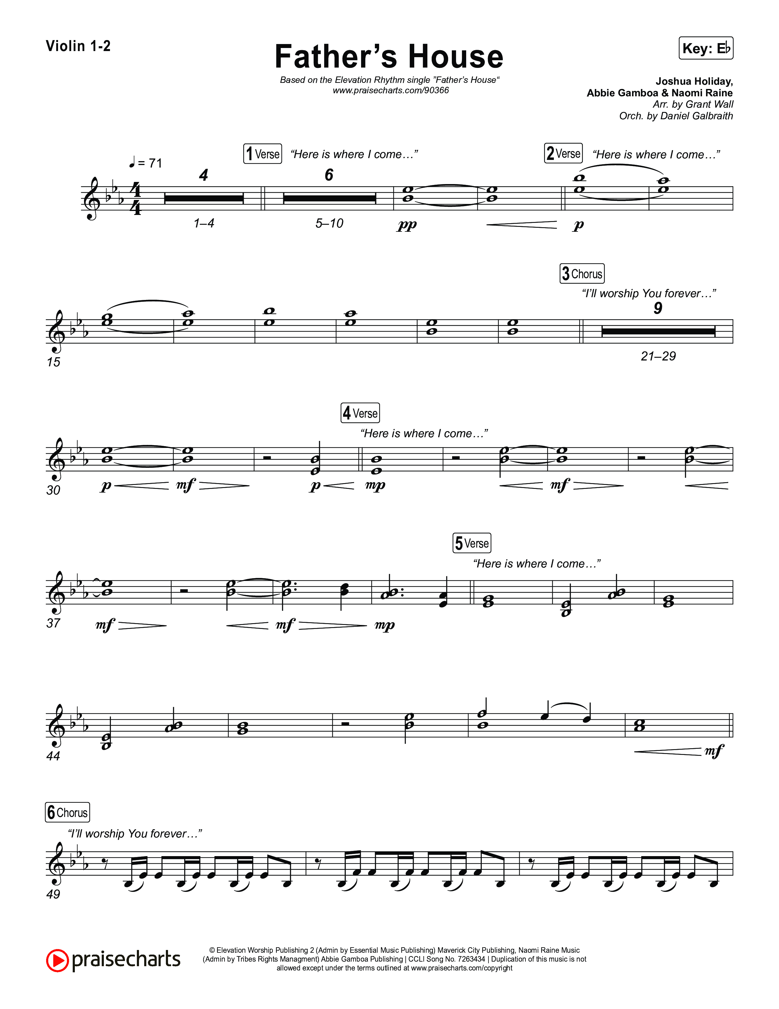 FATHER'S HOUSE String Pack (ELEVATION RHYTHM)