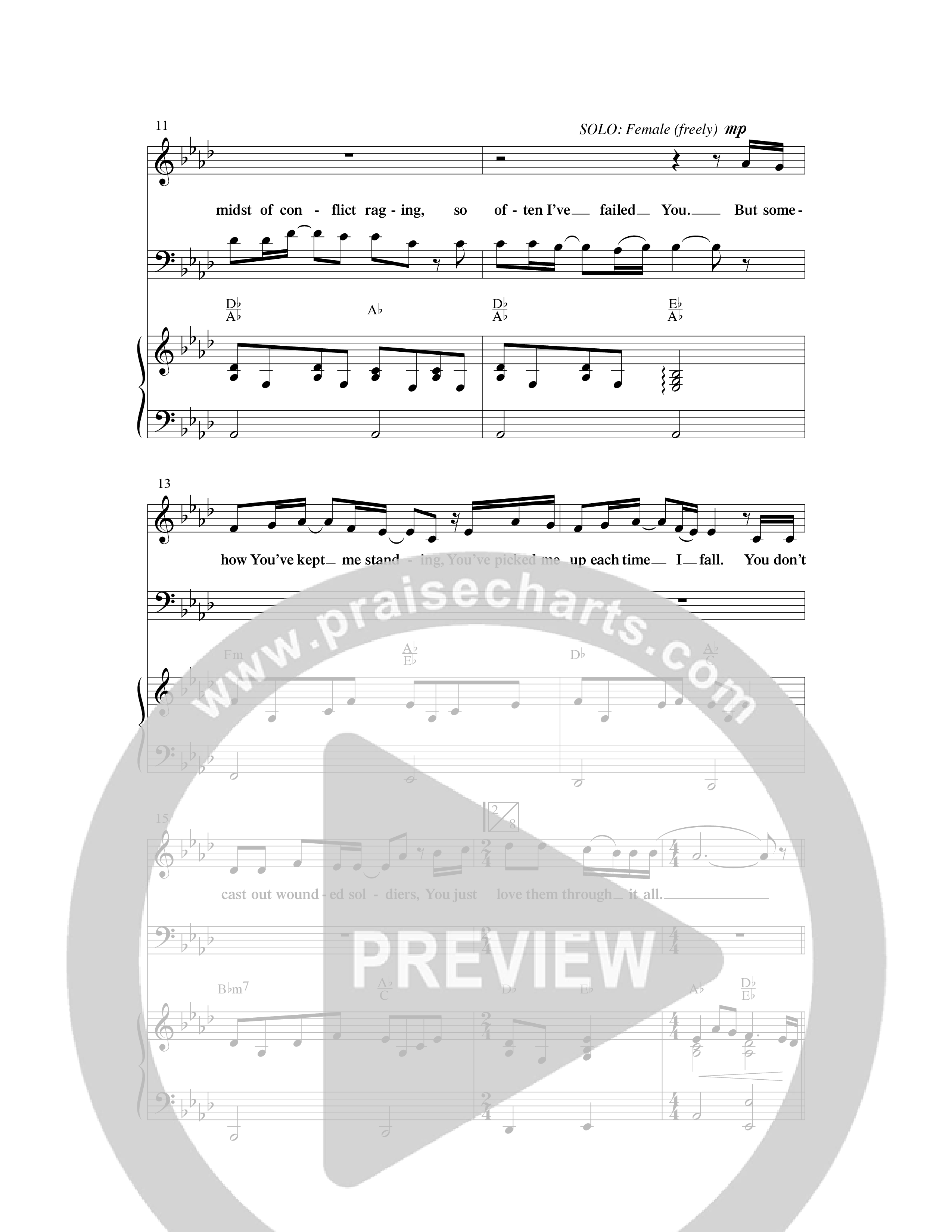 Wounded Soldier (with When We See Christ) (Choral Anthem SATB) Anthem (SATB/Piano) (Word Music Choral / Arr. Lari Goss)