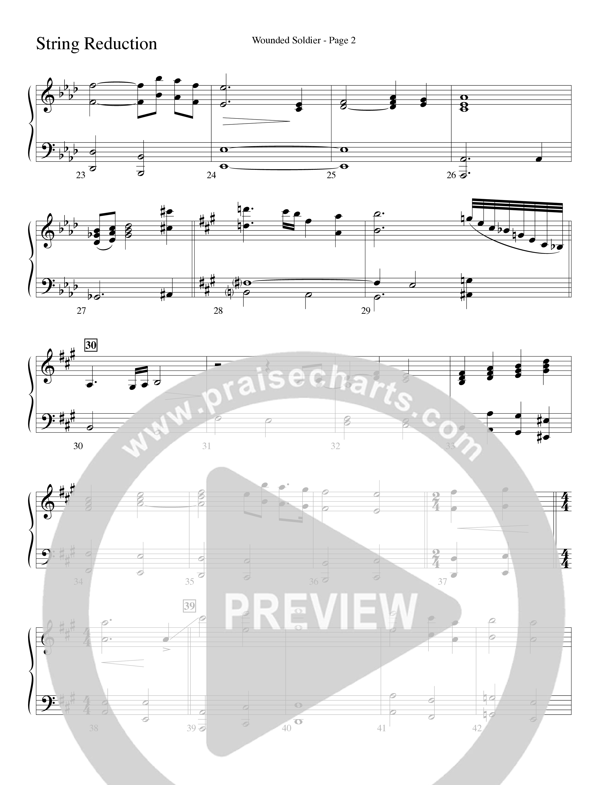 Wounded Soldier (with When We See Christ) (Choral Anthem SATB) String Reduction (Word Music Choral / Arr. Lari Goss)