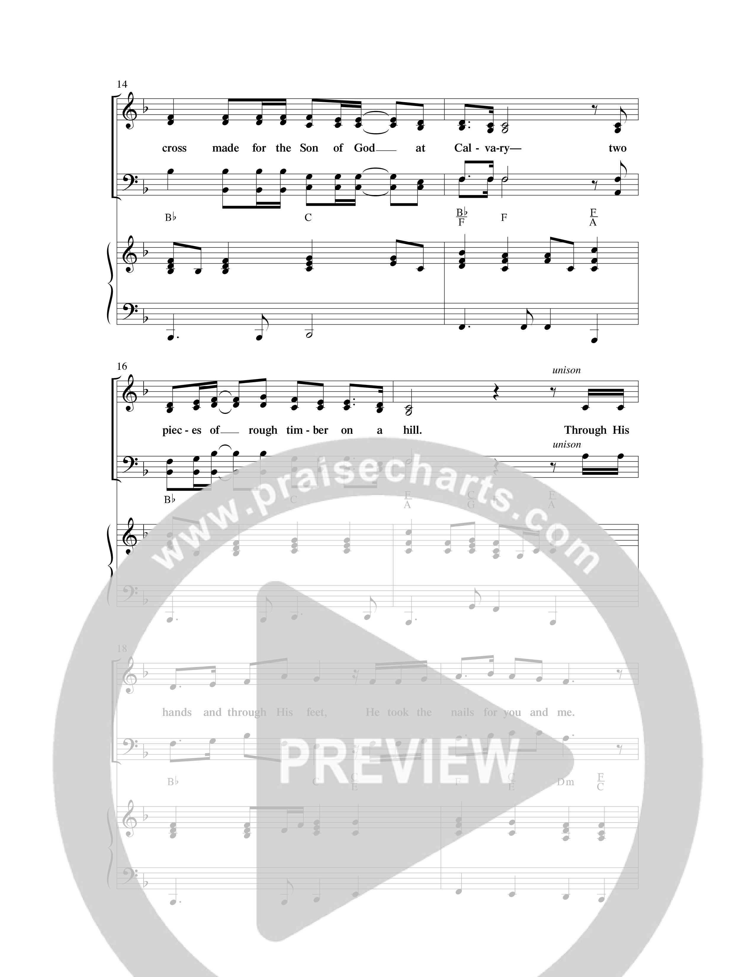 The Cross (Choral Anthem SATB) Anthem (SATB/Piano) (Word Music Choral / Arr. Russell Mauldin)