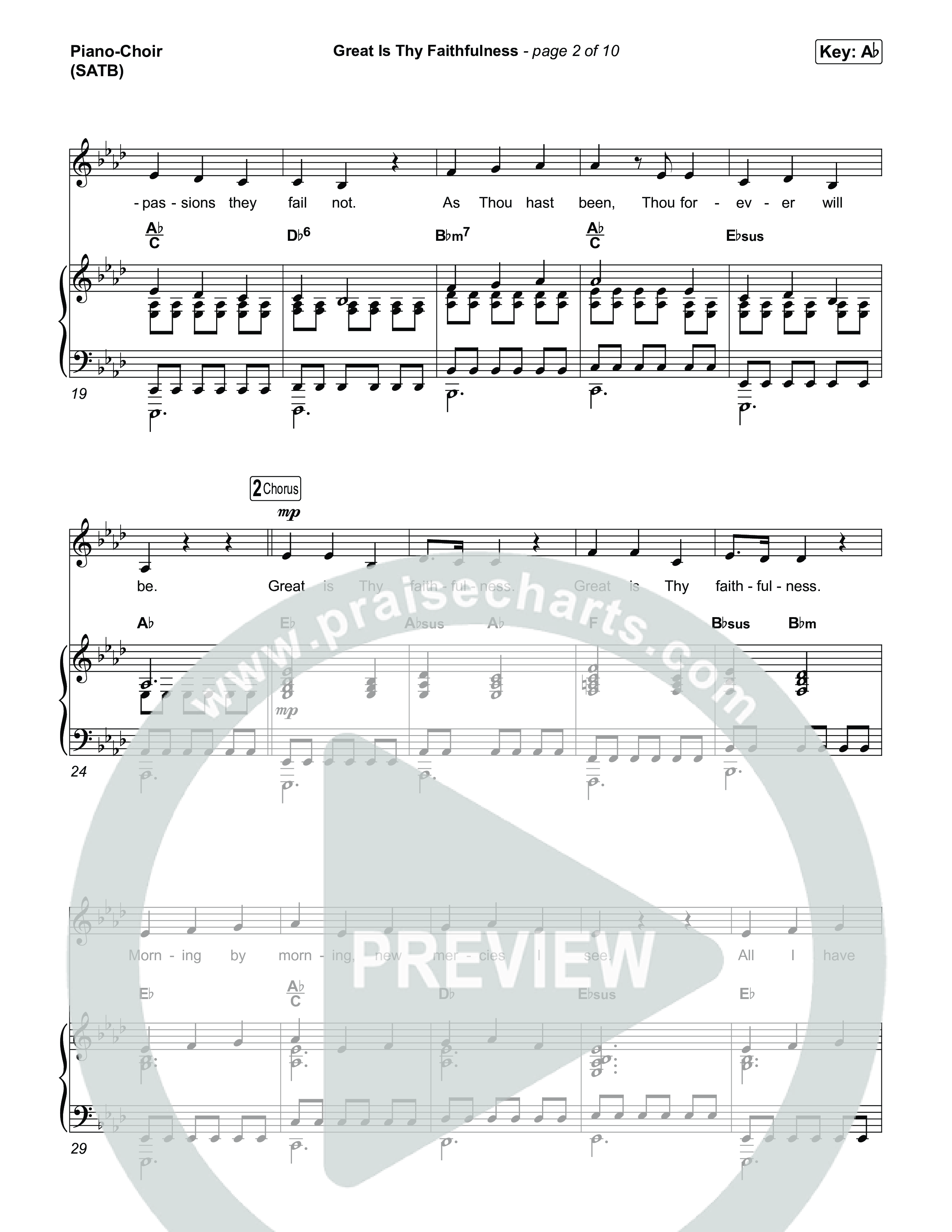 Great Is Thy Faithfulness Piano/Vocal Pack (Jenn Johnson / Leonard Ray Jarman)