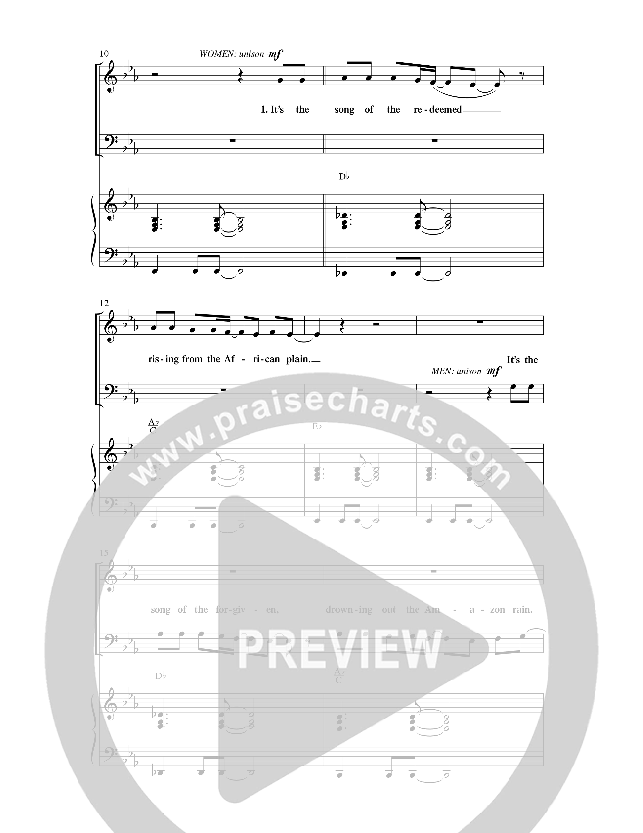 He Reigns (Choral Anthem SATB) Anthem (SATB/Piano) (Word Music Choral / Arr. Lari Goss)