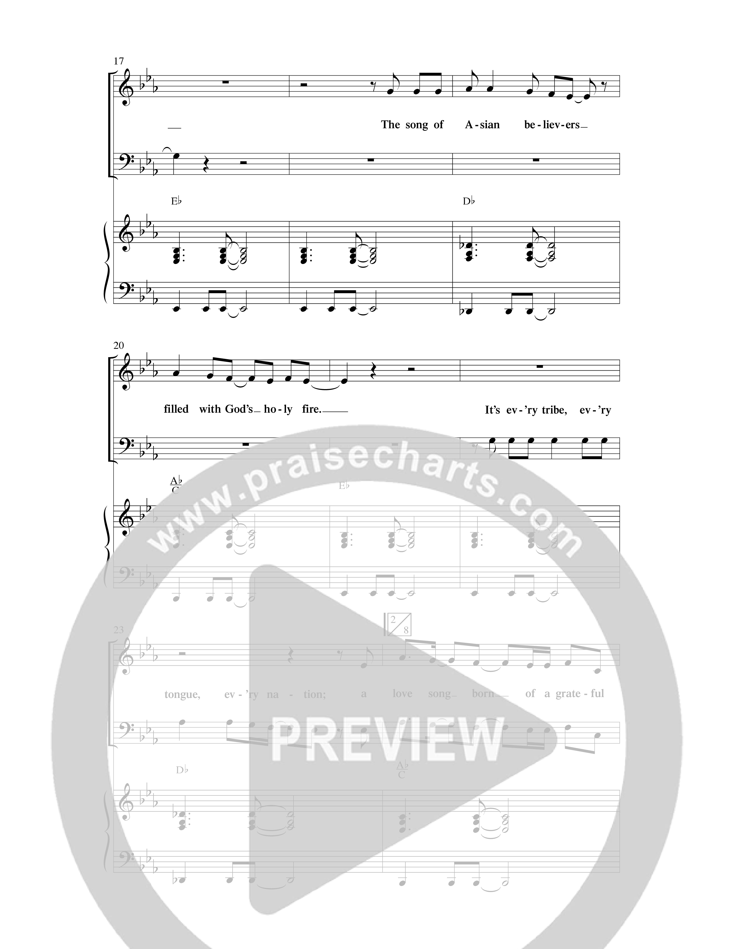 He Reigns (Choral Anthem SATB) Anthem (SATB/Piano) (Word Music Choral / Arr. Lari Goss)