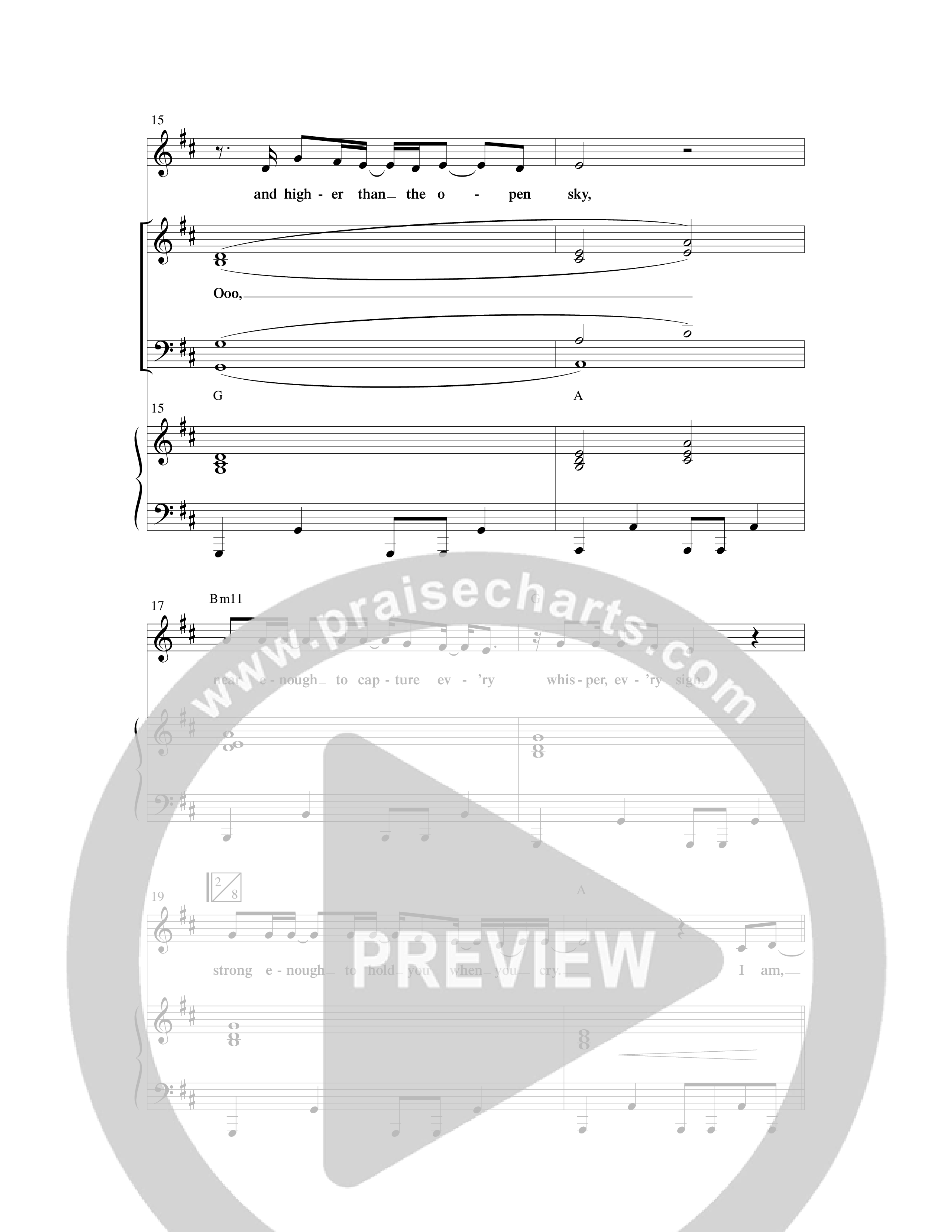 I Am (Choral Anthem SATB) Anthem (SATB/Piano) (Word Music Choral / Arr. Dave Williamson)
