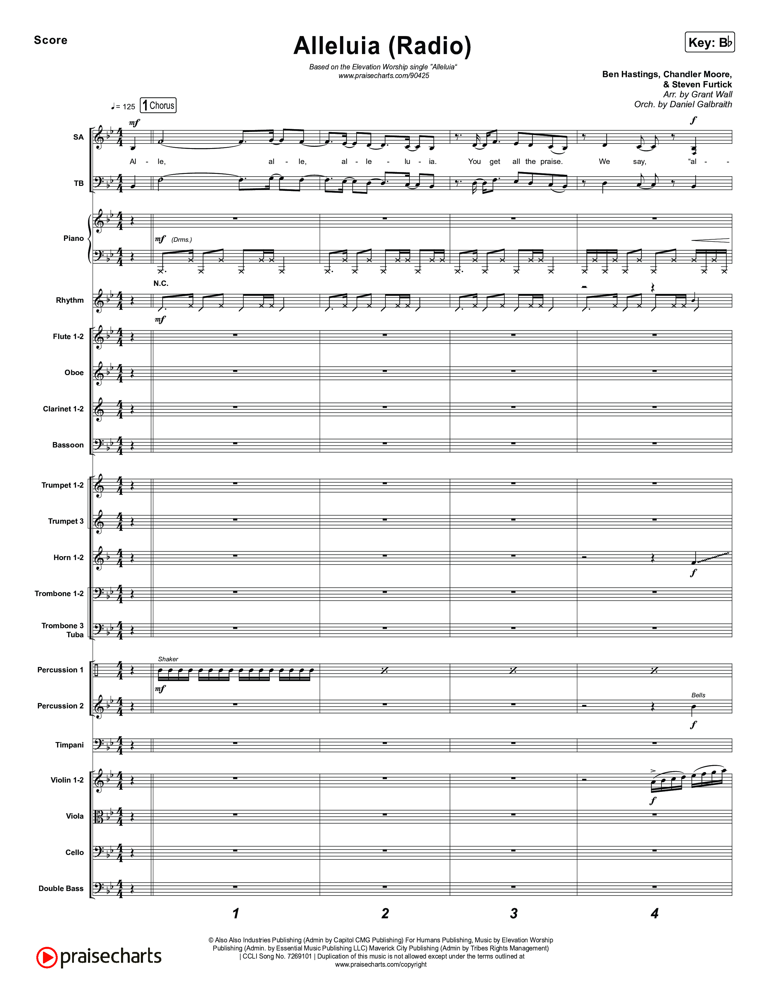Alleluia (Radio) Orchestration (Elevation Worship)