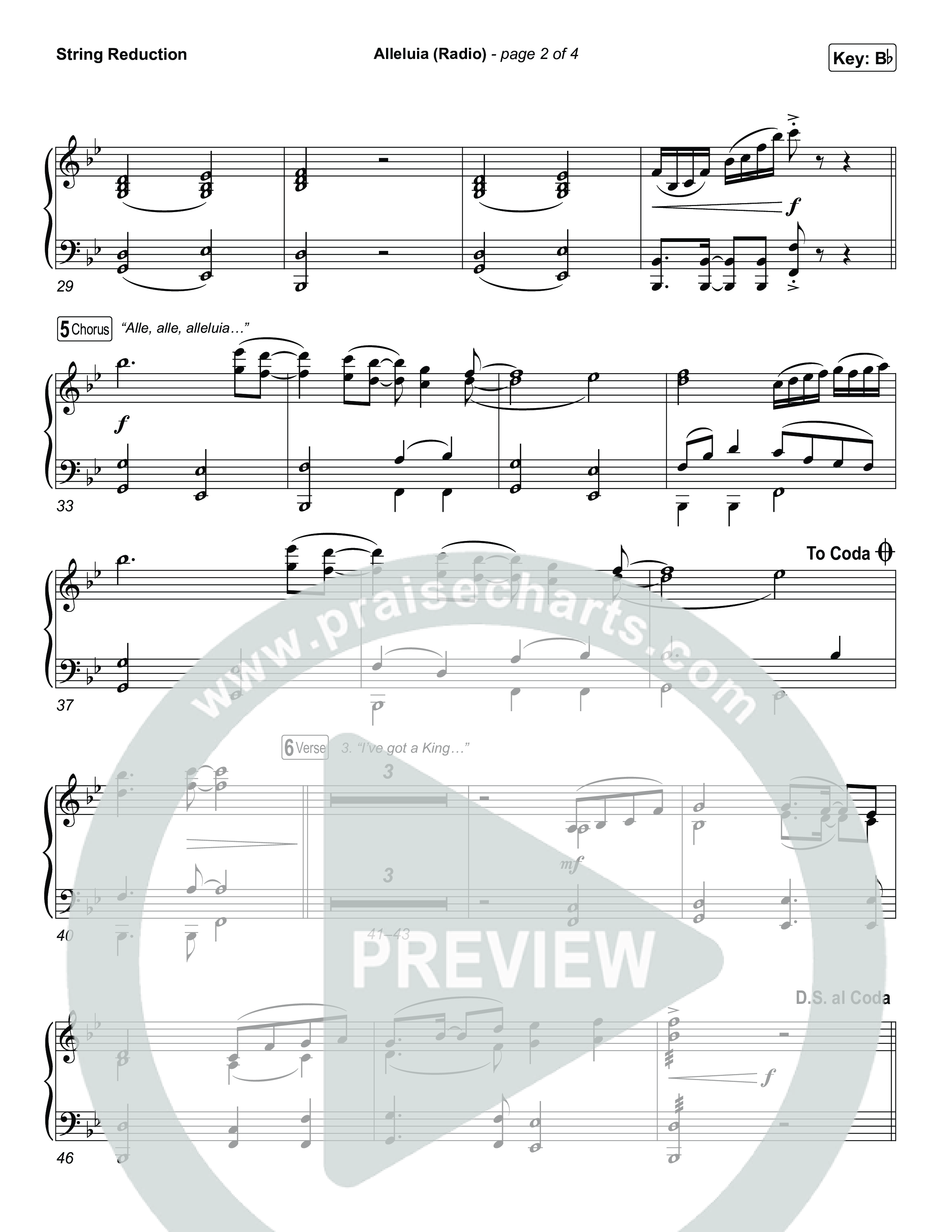 Alleluia (Radio) String Reduction (Elevation Worship)