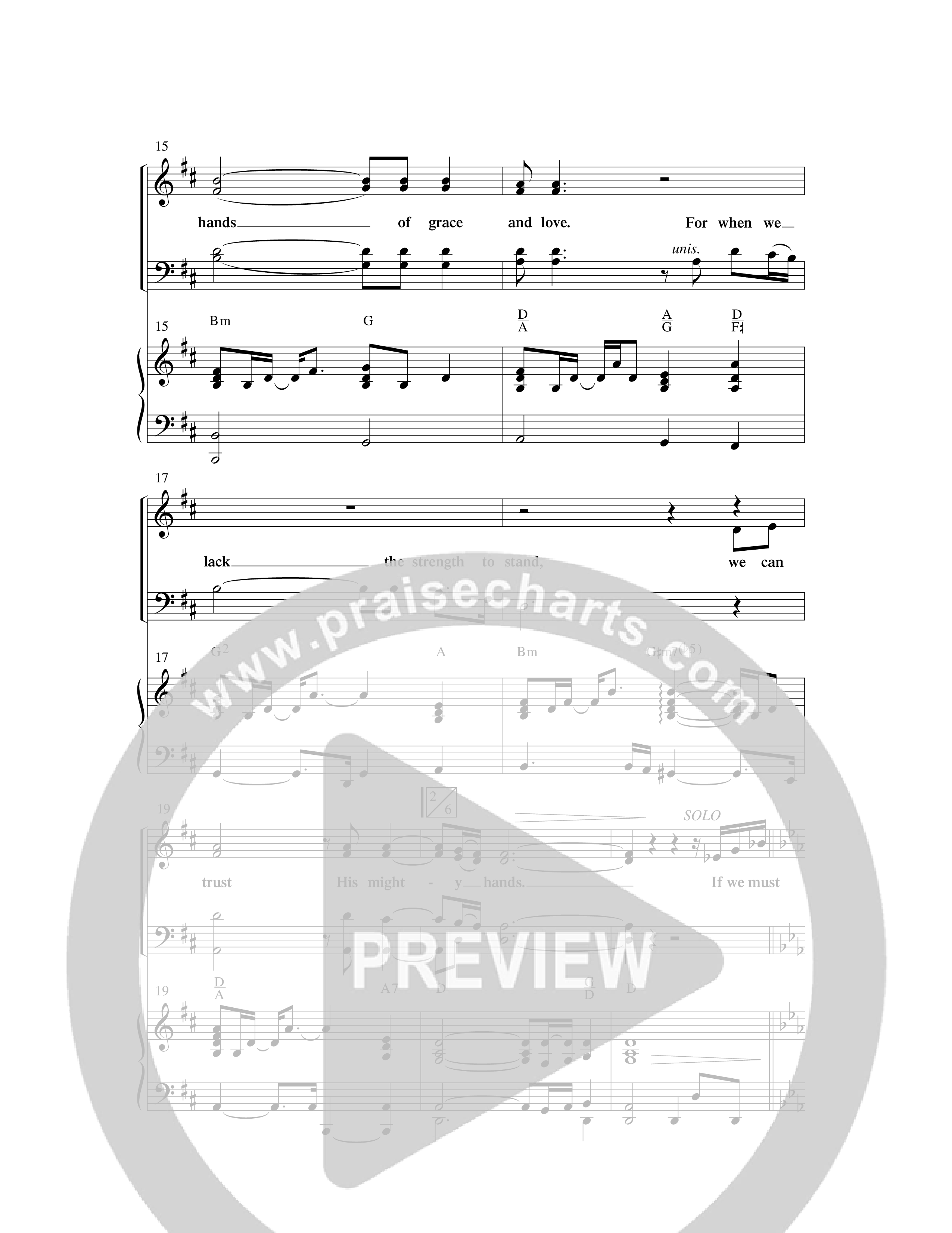 His Mighty Hands (Choral Anthem SATB) Anthem (SATB/Piano) (Word Music Choral / Arr. Mike Speck / Arr. Lari Goss / Arr. Danny Zaloudik)