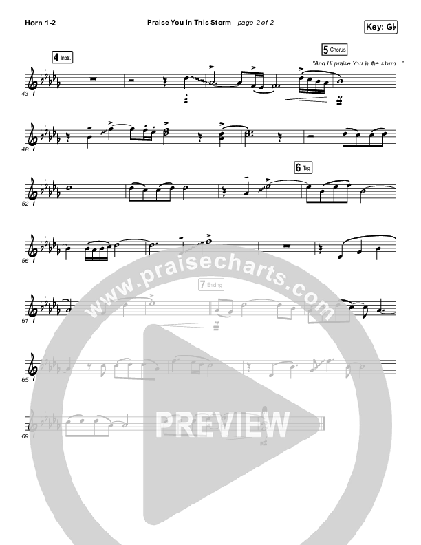 Praise You In This Storm Brass Pack (Casting Crowns)