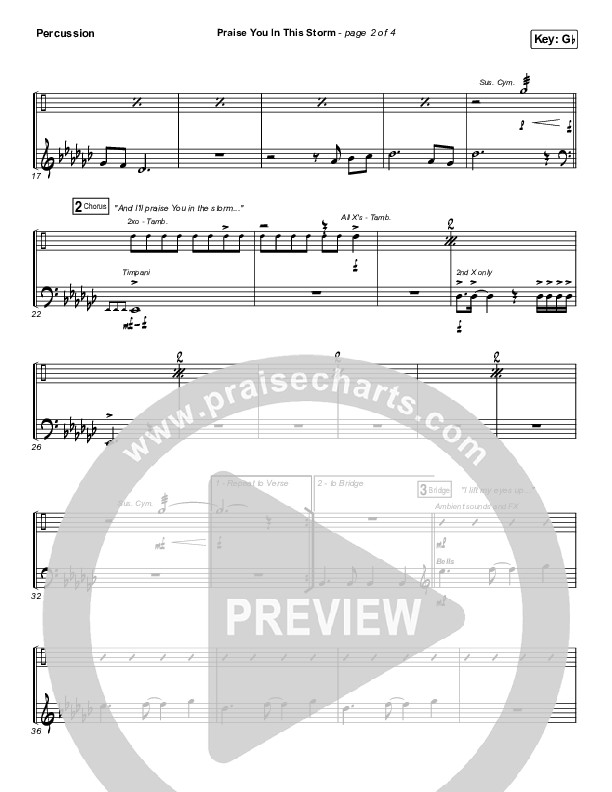 Praise You In This Storm Percussion (Casting Crowns)