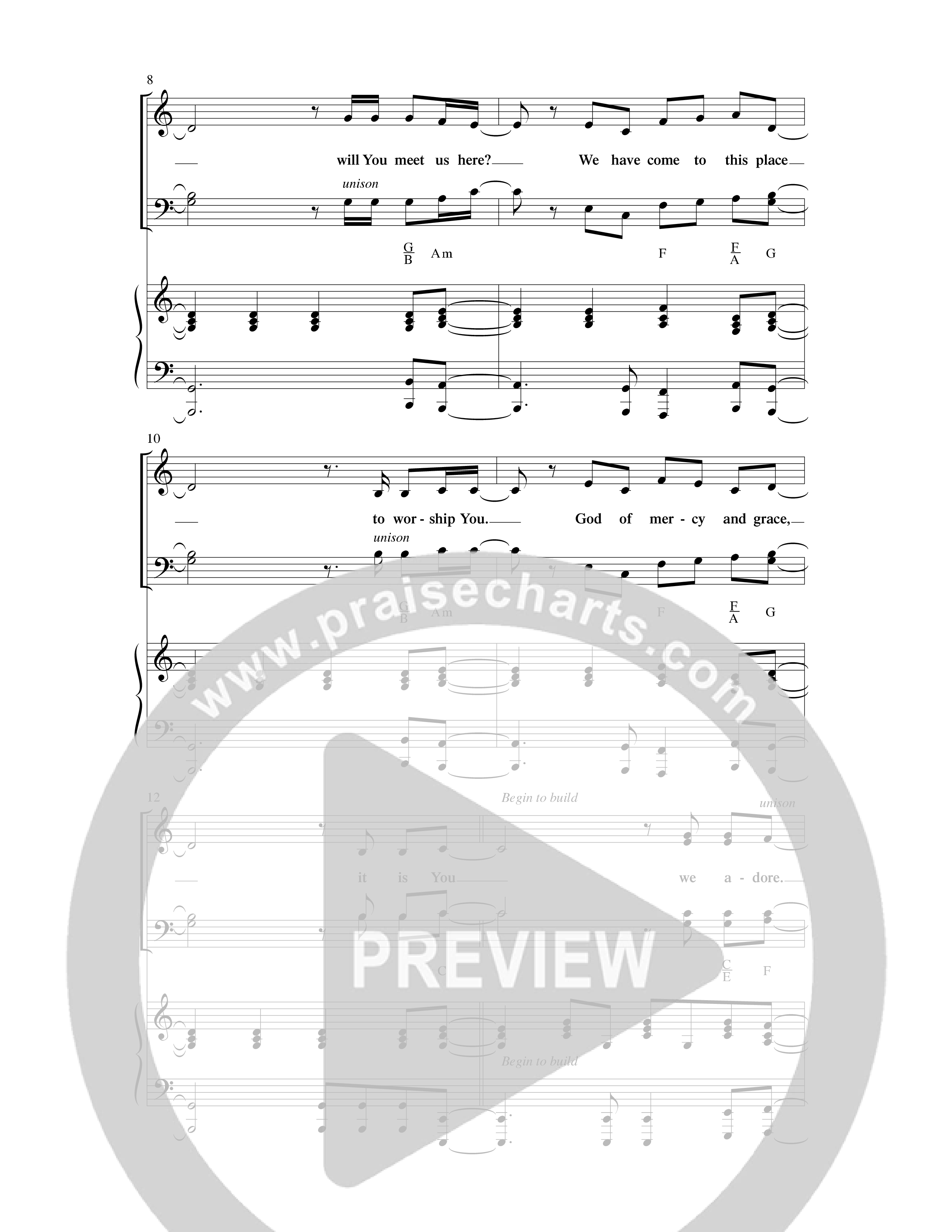 It Is You (Choral Anthem SATB) Anthem (SATB/Piano) (Word Music Choral / Arr. David Clydesdale)