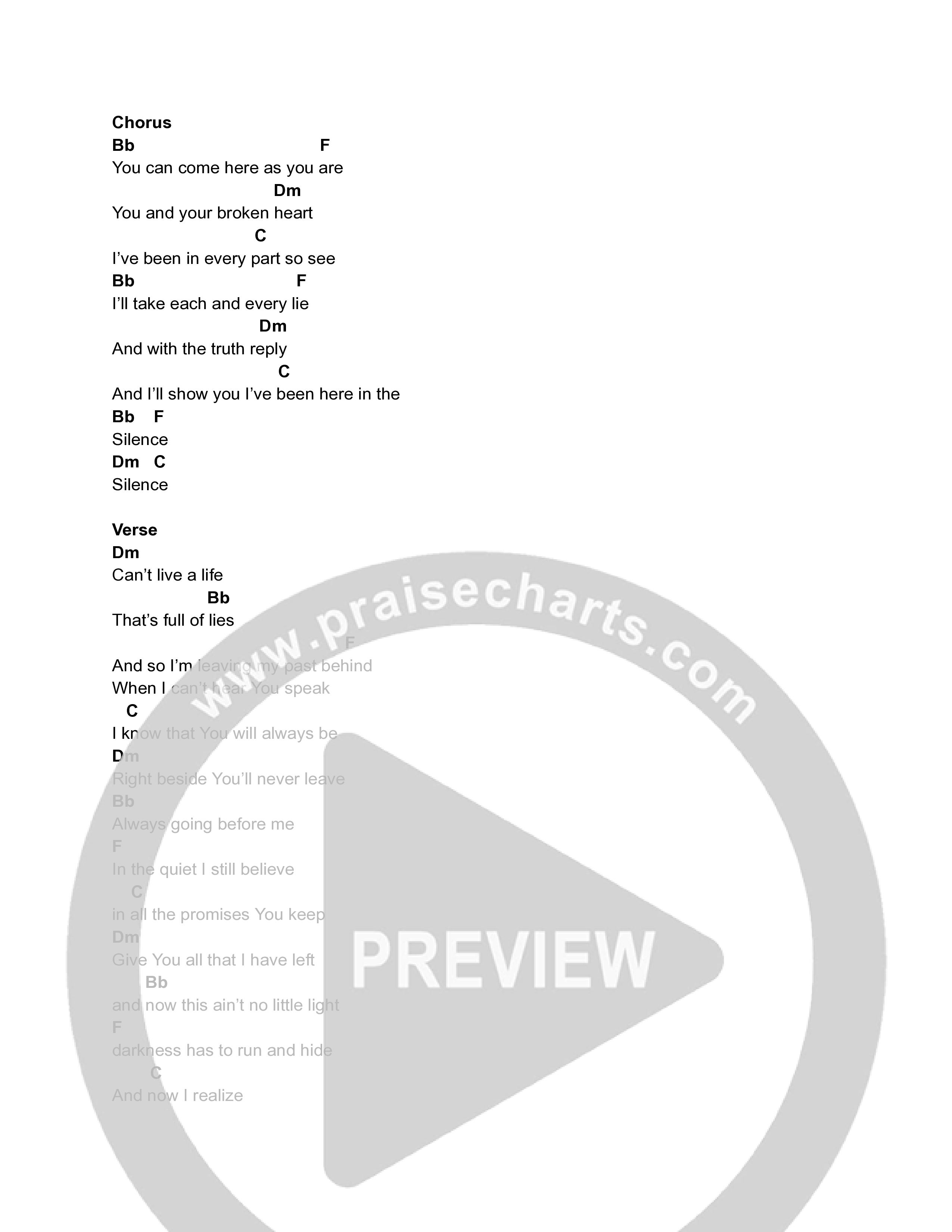 Silence Chord Chart (Grace+Max)