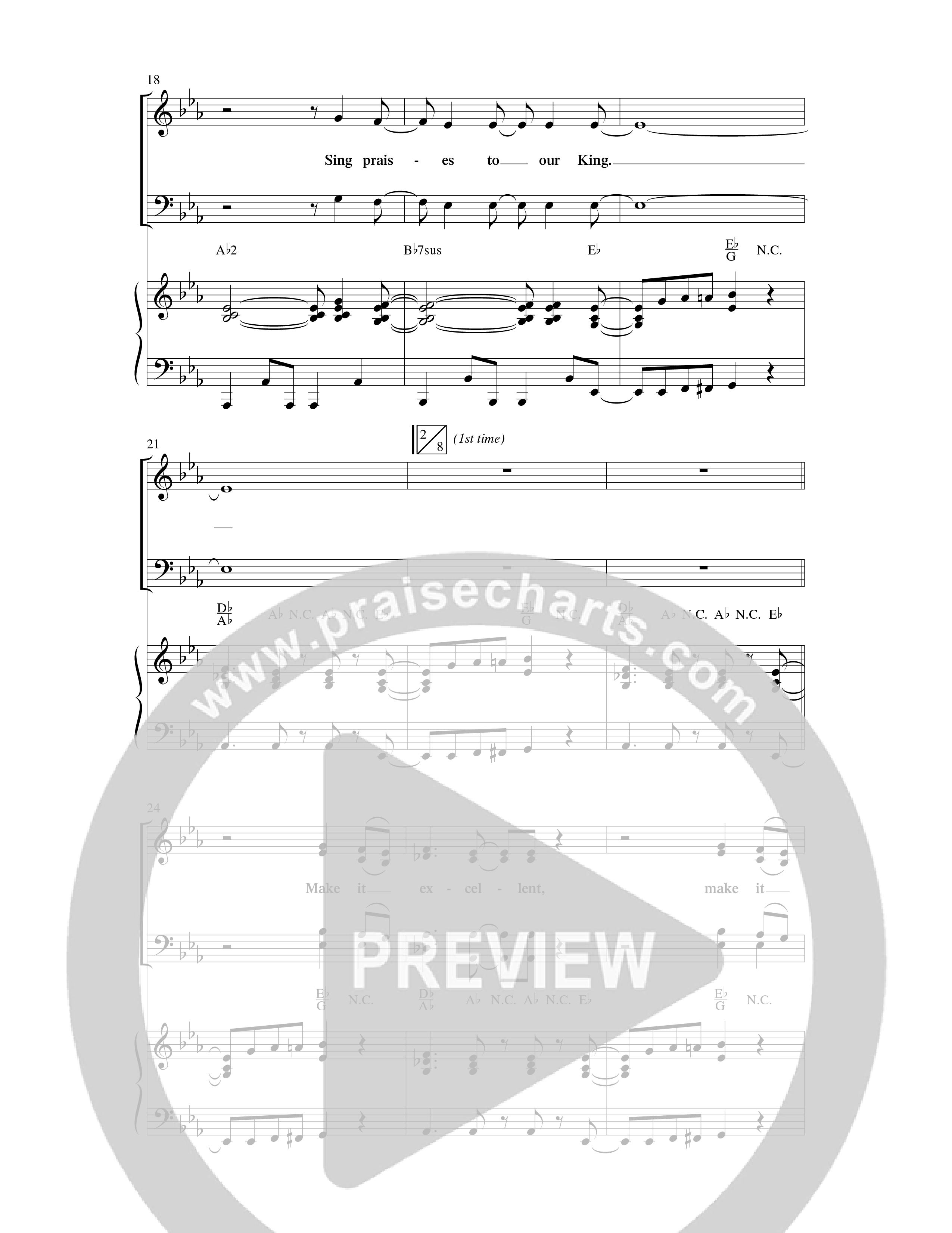 Make It Glorious (Choral Anthem SATB) Anthem (SATB/Piano) (Word Music Choral / Arr. Dave Williamson)