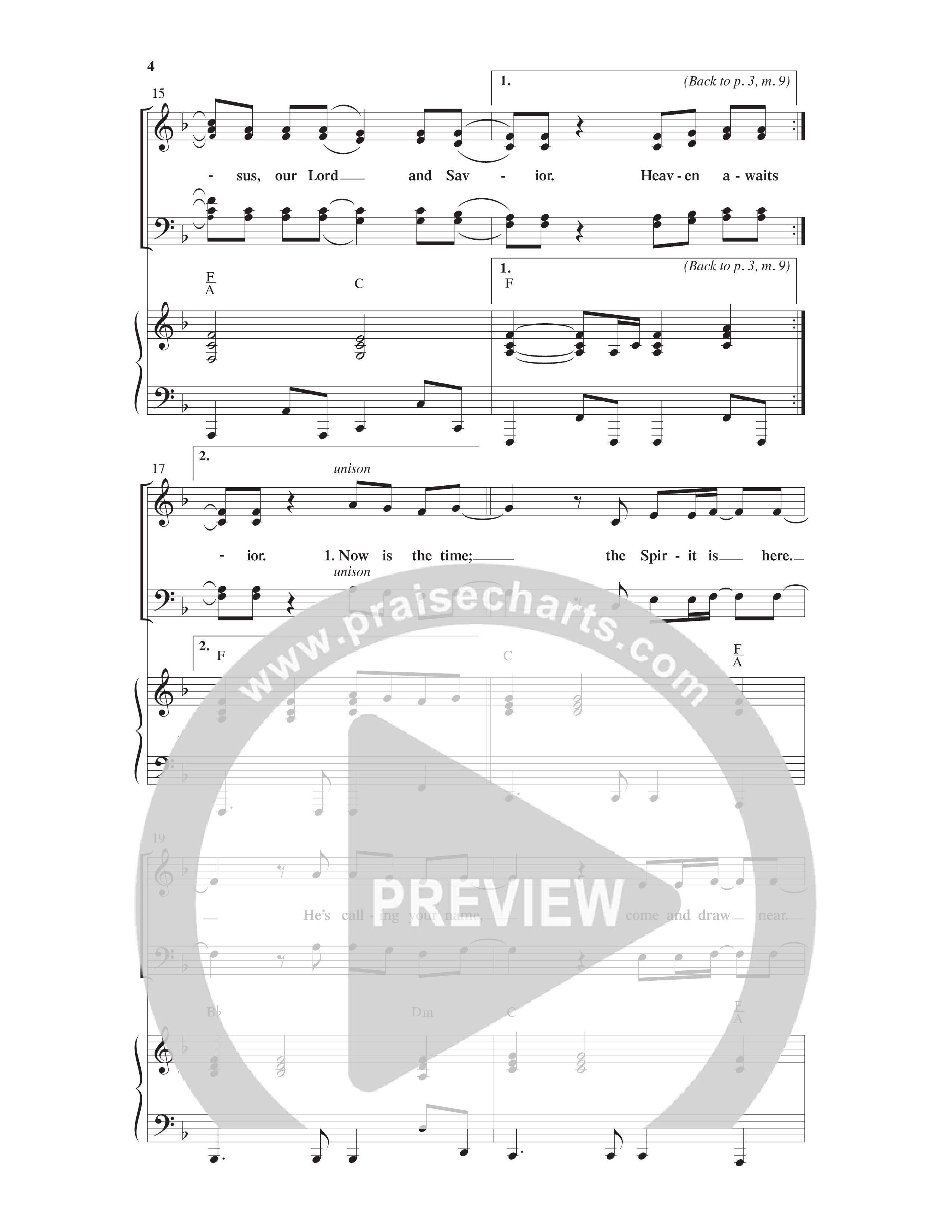 Heaven Awaits (Choral Anthem SATB) Anthem (SATB/Piano) (Word Music Choral / Arr. Dave Williamson)