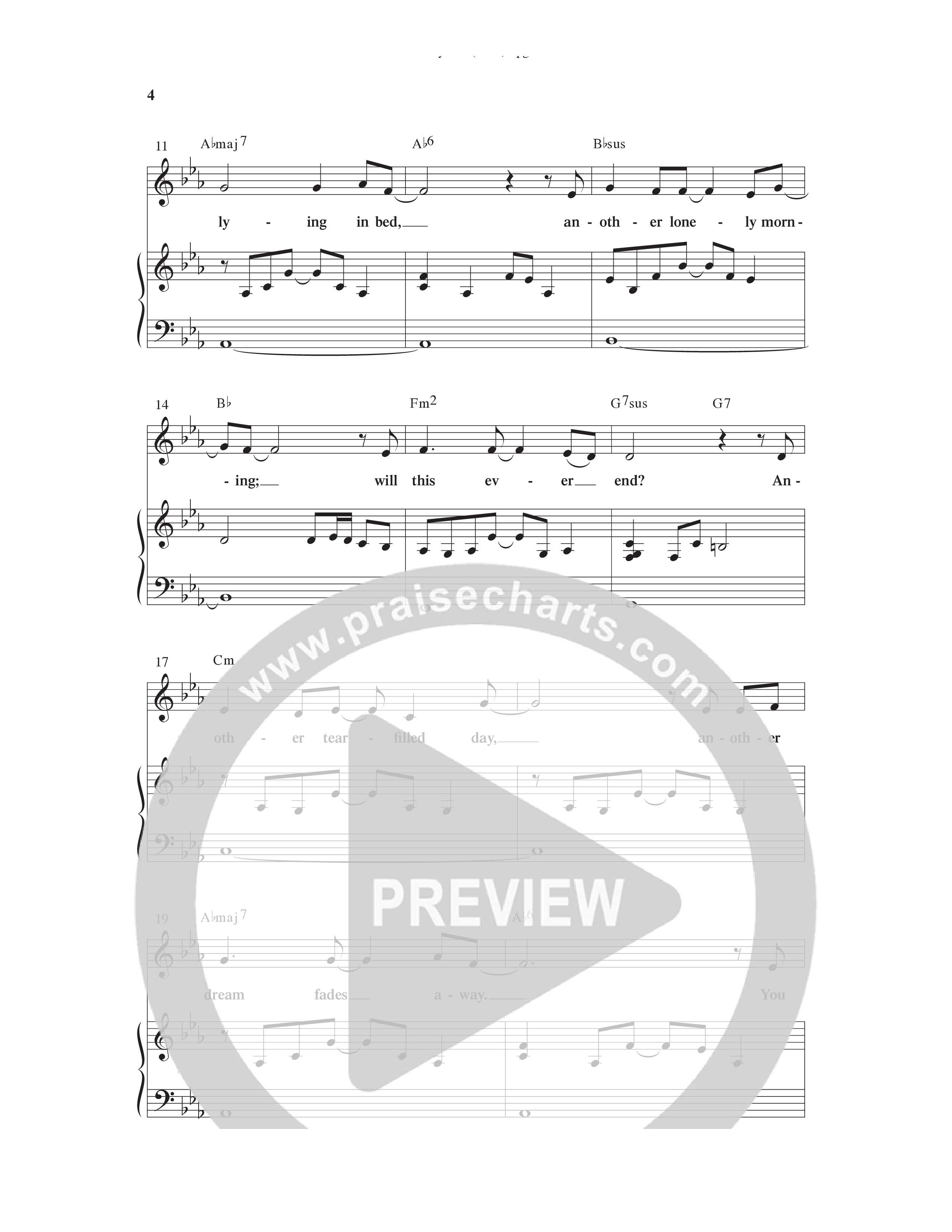 I Will Carry You (Choral Anthem SATB) Anthem (SATB/Piano) (Word Music Choral / Arr. Dave Williamson)
