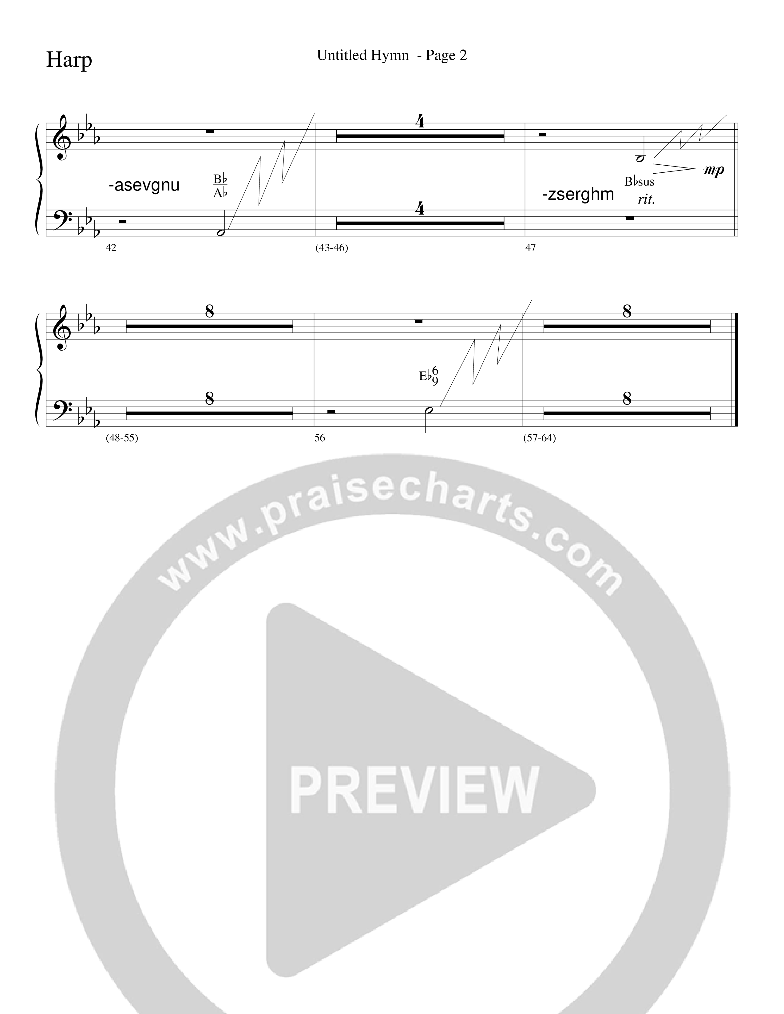 Untitled Hymn (Come To Jesus) (Choral Anthem SATB) Harp (Word Music Choral / Arr. Robert Sterling)