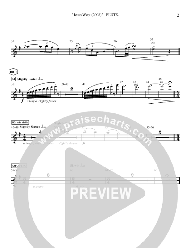 Jesus Wept (Instrumental) Flute ()