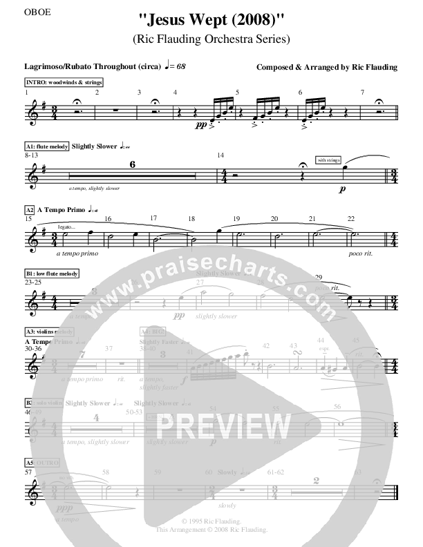 Jesus Wept (Instrumental) Oboe ()