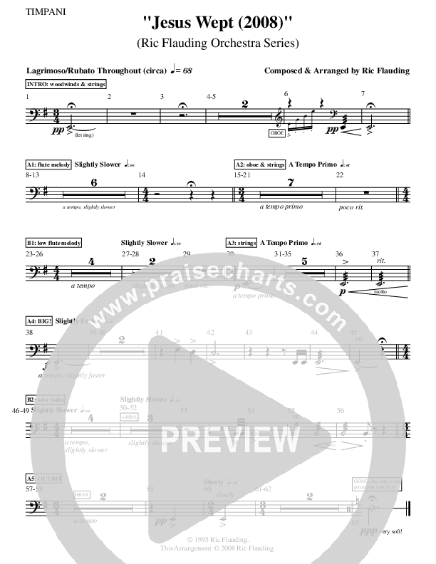 Jesus Wept (Instrumental) Timpani ()