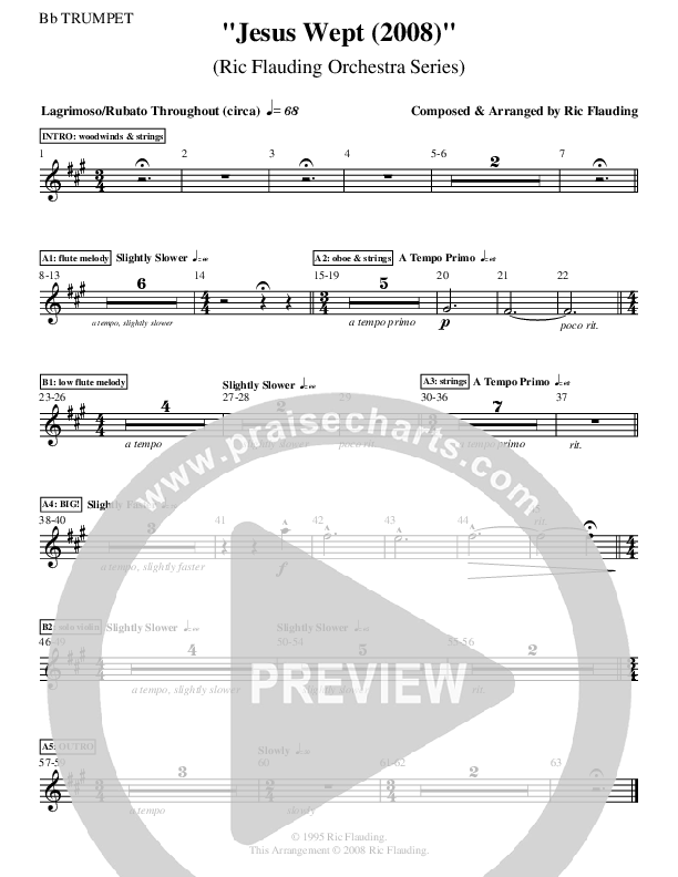 Jesus Wept (Instrumental) Trumpet ()