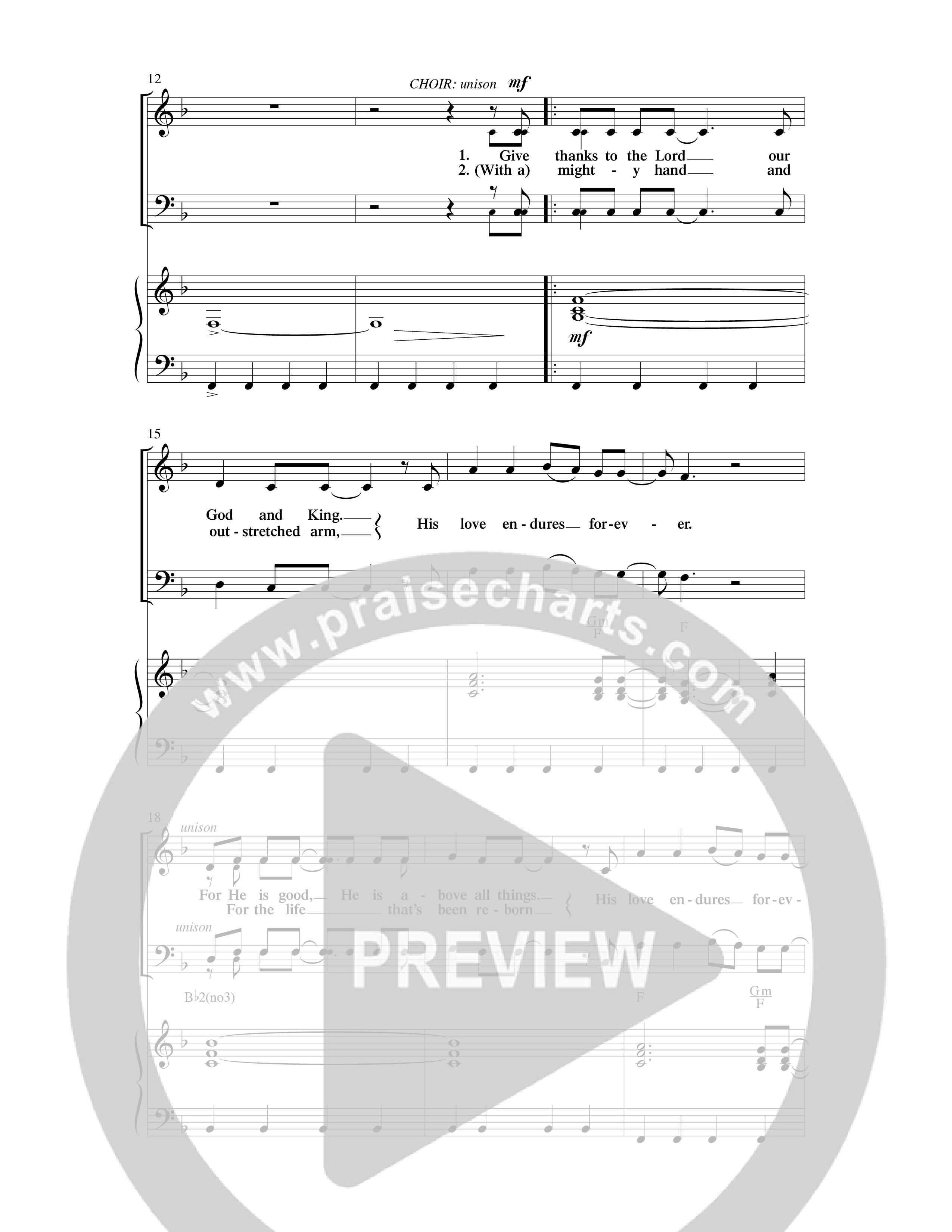 Forever (Choral Anthem SATB) Anthem (SATB/Piano) (Word Music Choral / Arr. Robert Sterling)