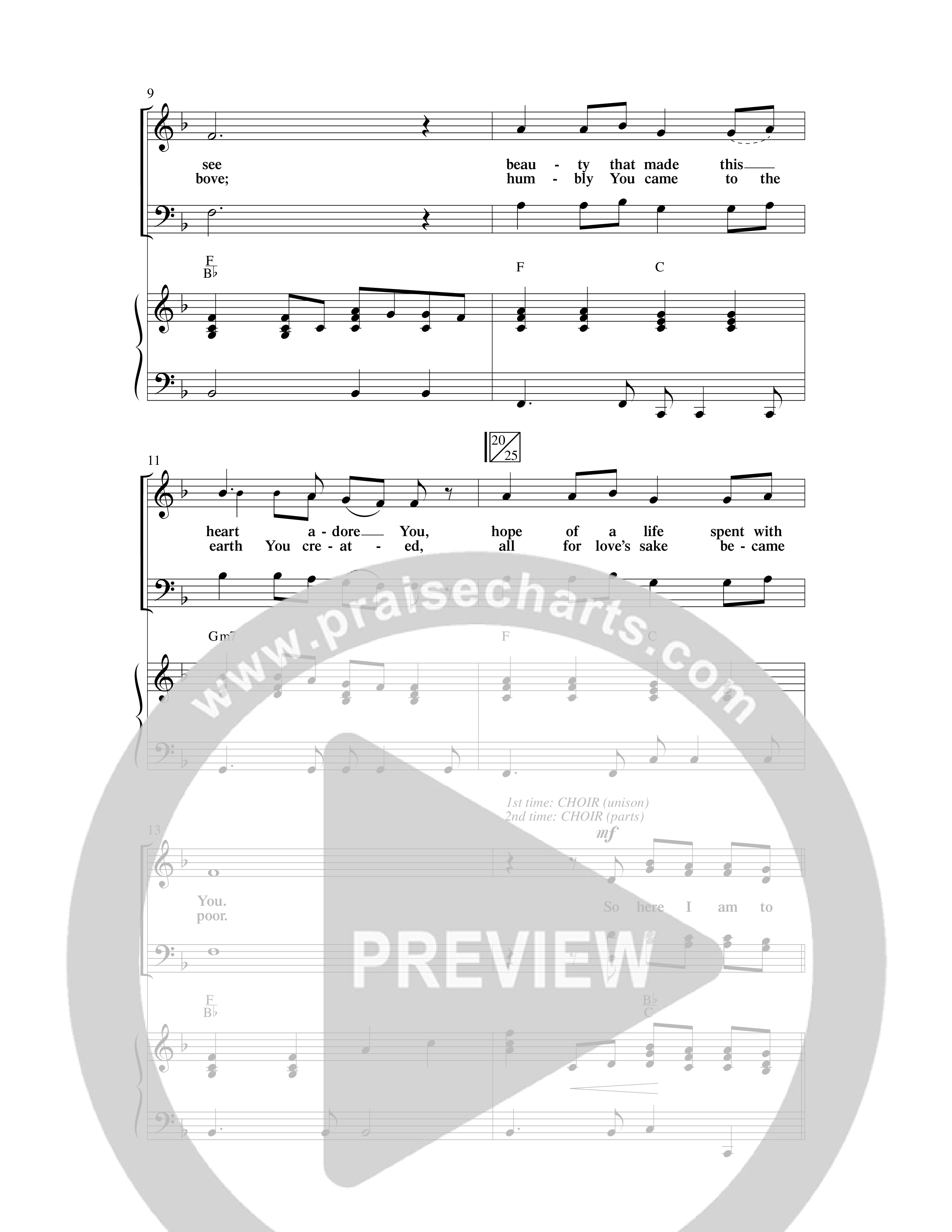 Here I Am To Worship (Choral Anthem SATB) Anthem (SATB/Piano) (Word Music Choral / Arr. Dave Williamson)