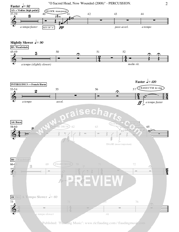 O Sacred Head Now Wounded (Instrumental) Organ ()