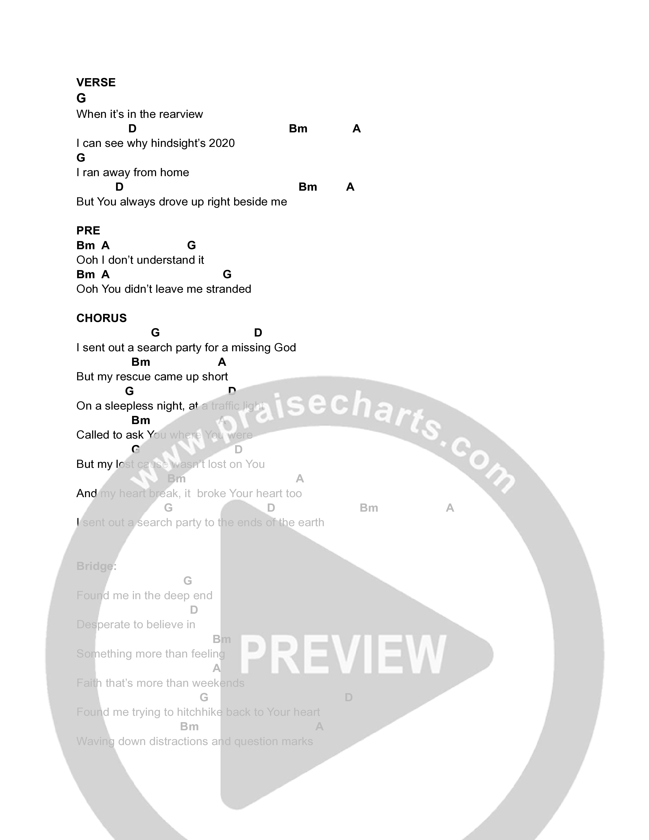 Searchparty Chord Chart (Darthy)