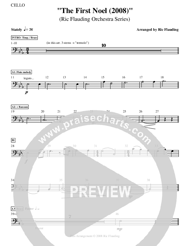 The First Noel Cello (Ric Flauding)