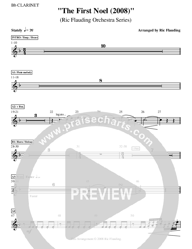 The First Noel Clarinet (Ric Flauding)