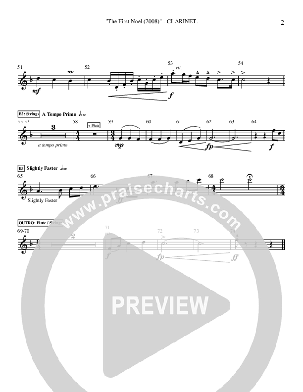 The First Noel Clarinet (Ric Flauding)