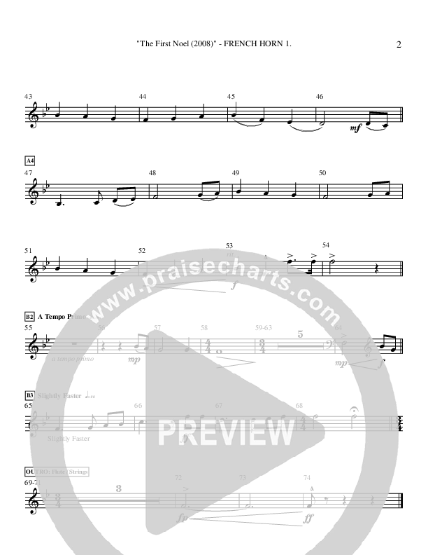 The First Noel French Horn 1 (Ric Flauding)
