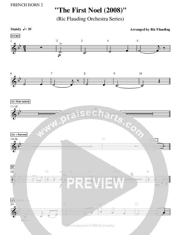 The First Noel French Horn 2 (Ric Flauding)