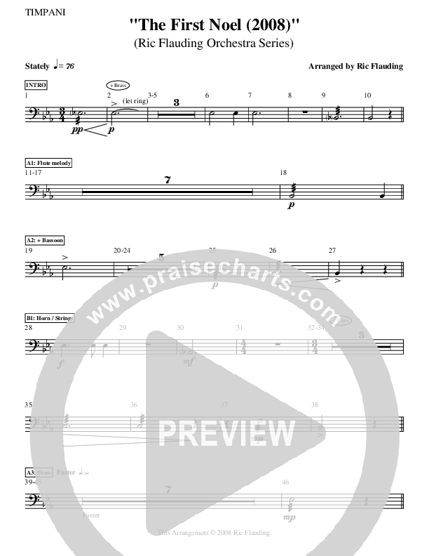 The First Noel Timpani (Ric Flauding)